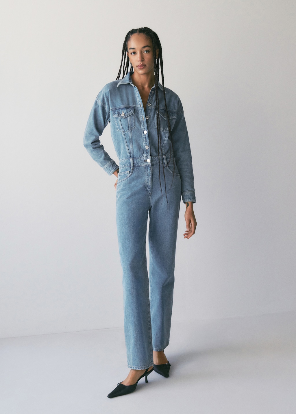 Combi-pantalon en jean - Détail de l'article 6