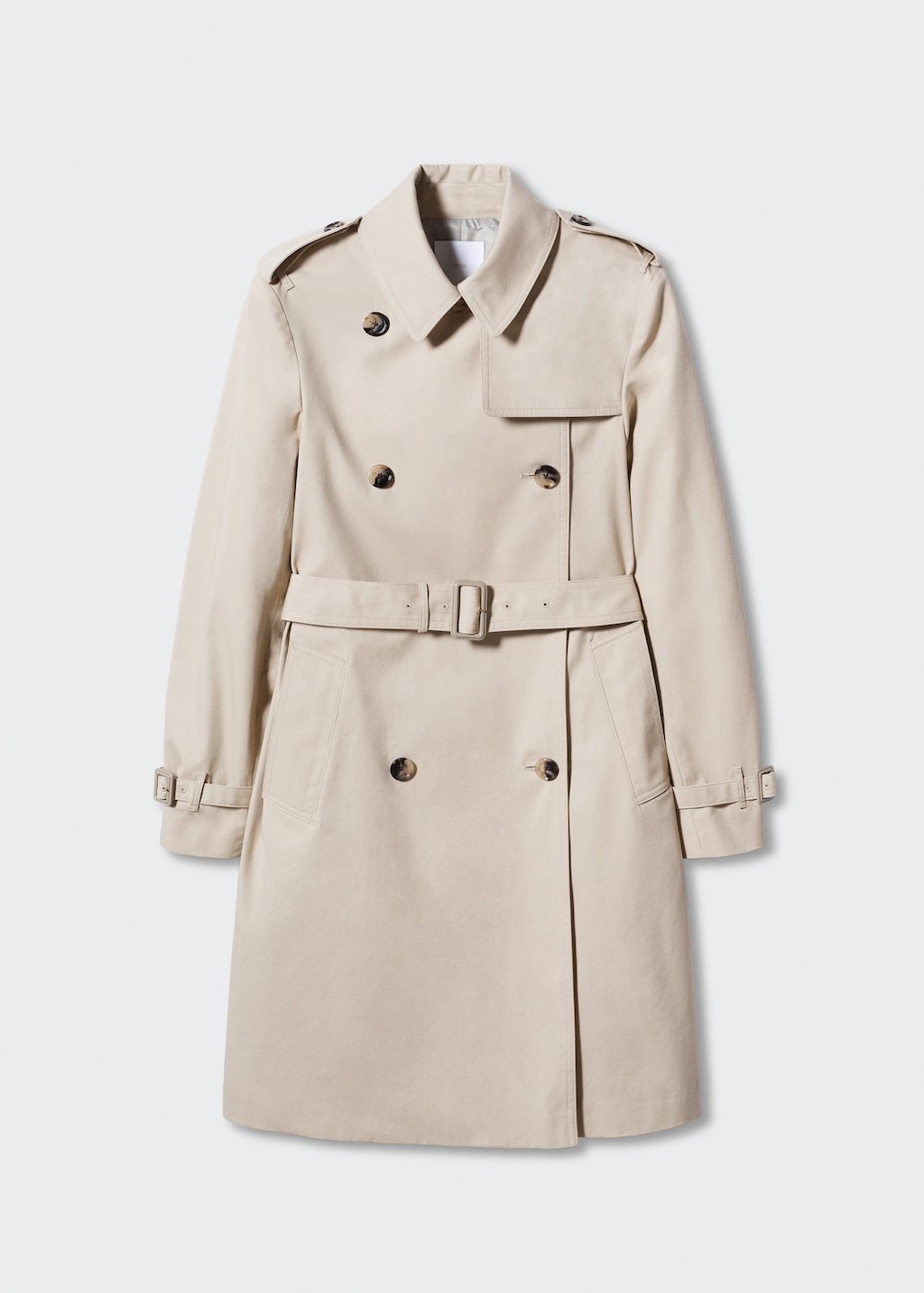 Klassieke trenchcoat met ceintuur - Artikel zonder model