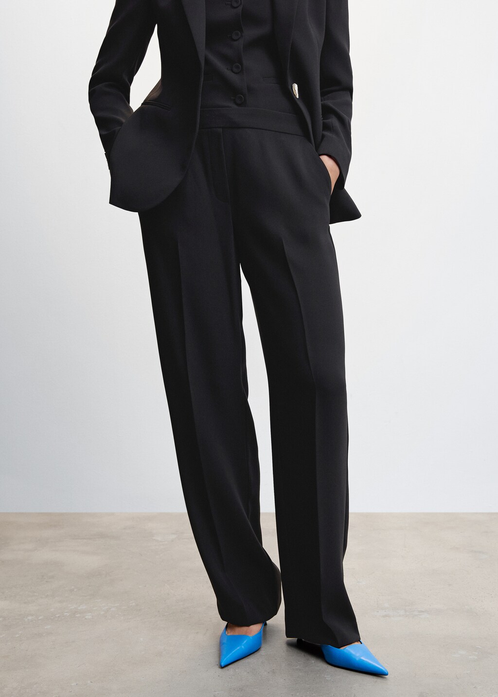 Wideleg suit pants - Medium plane