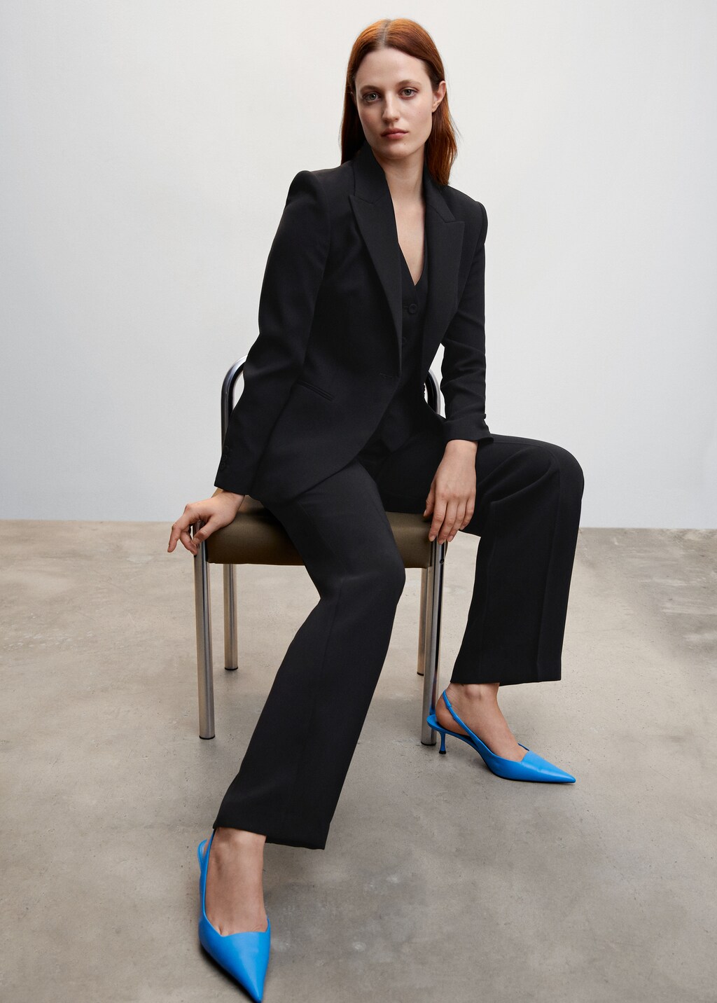  Wide leg suit trousers - Details of the article 3