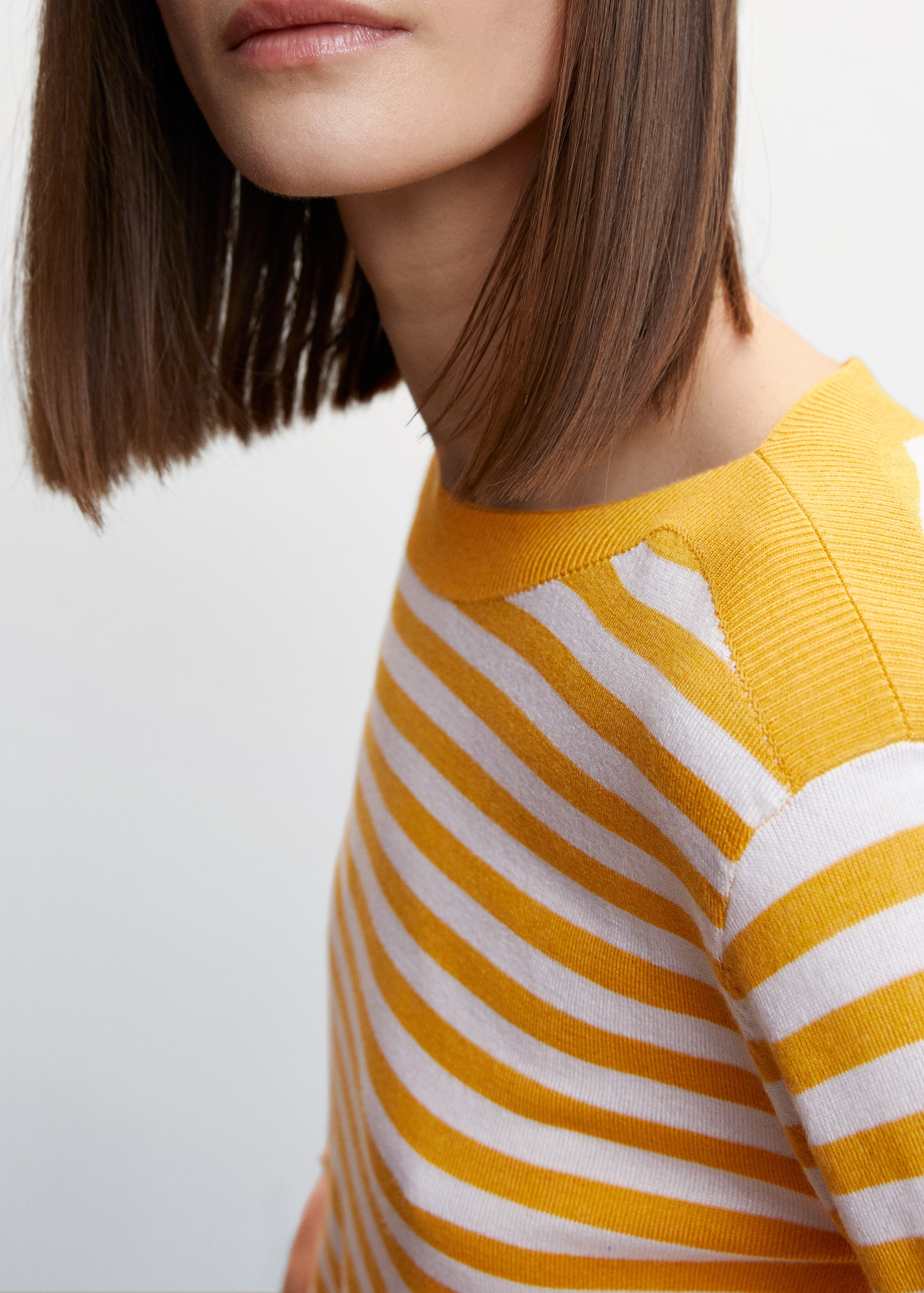 Fine-knit boat-neck sweater - Details of the article 6