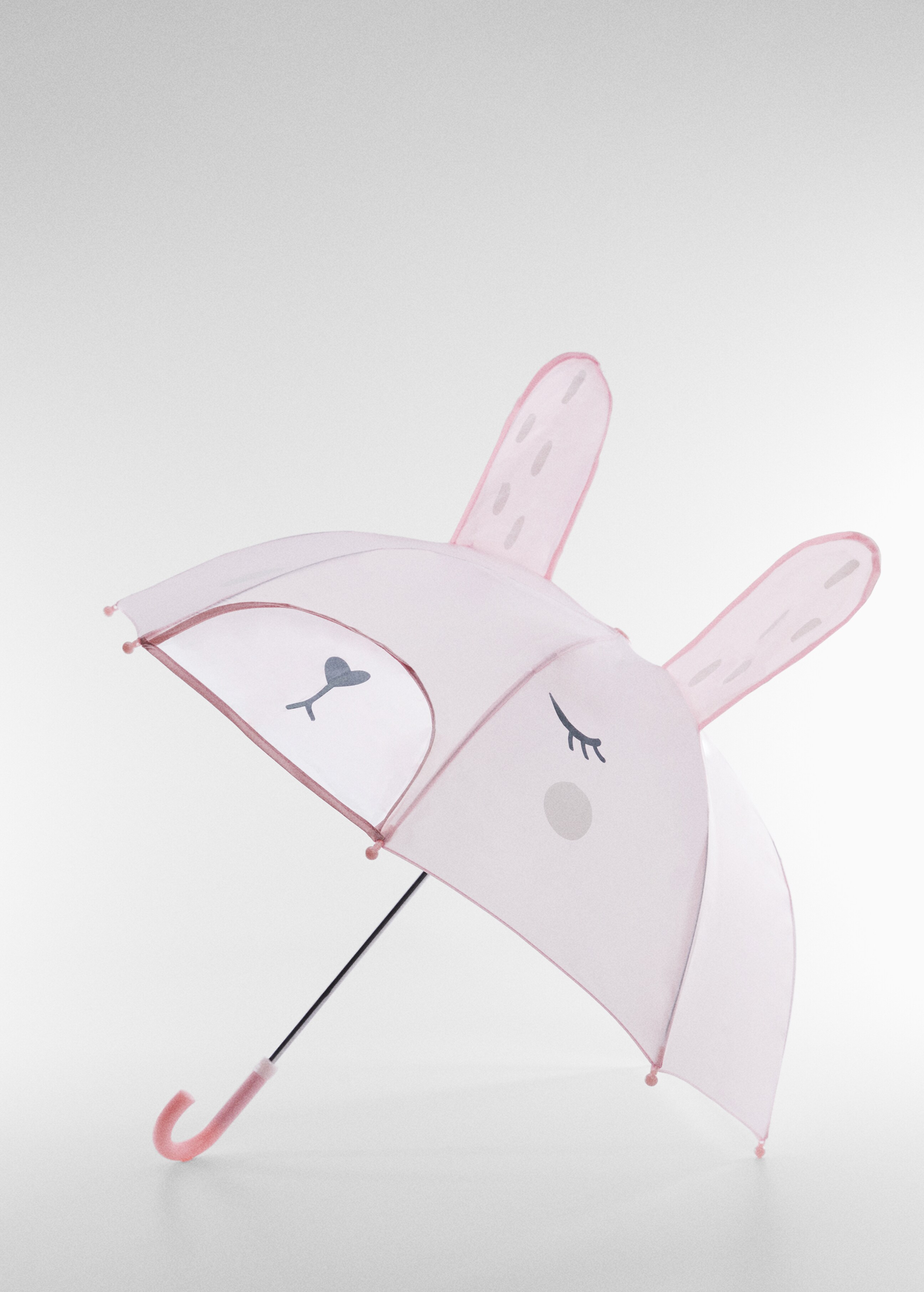 Parapluie imprimé lapin - Plan moyen