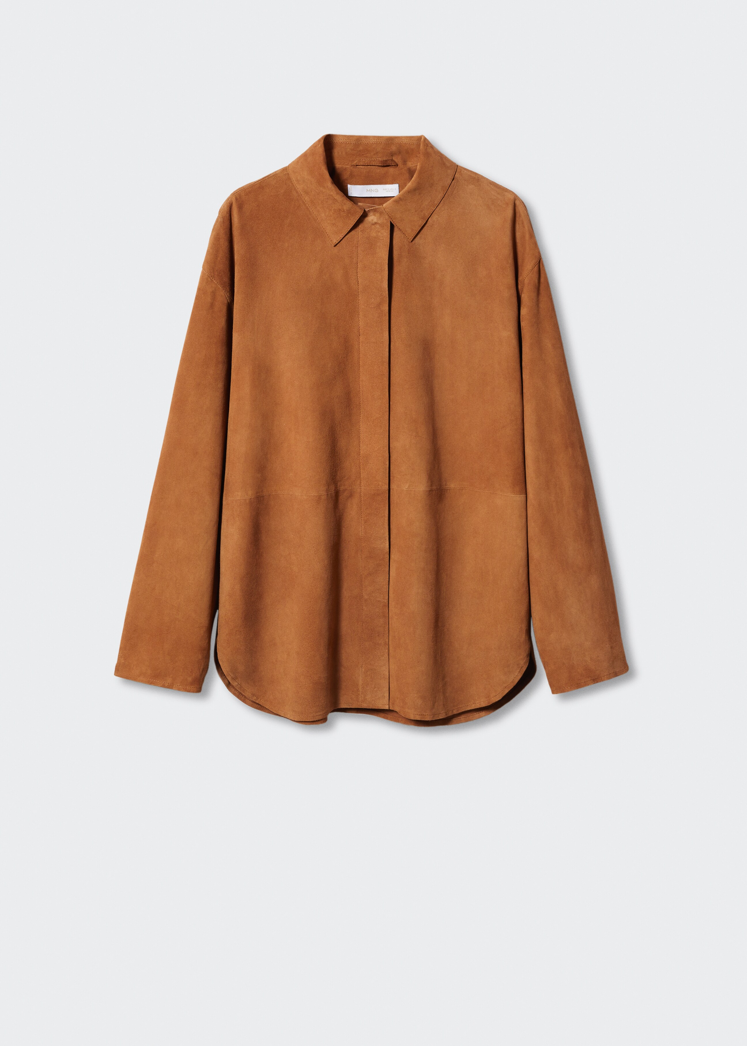 Suede leather shirt - Article without model