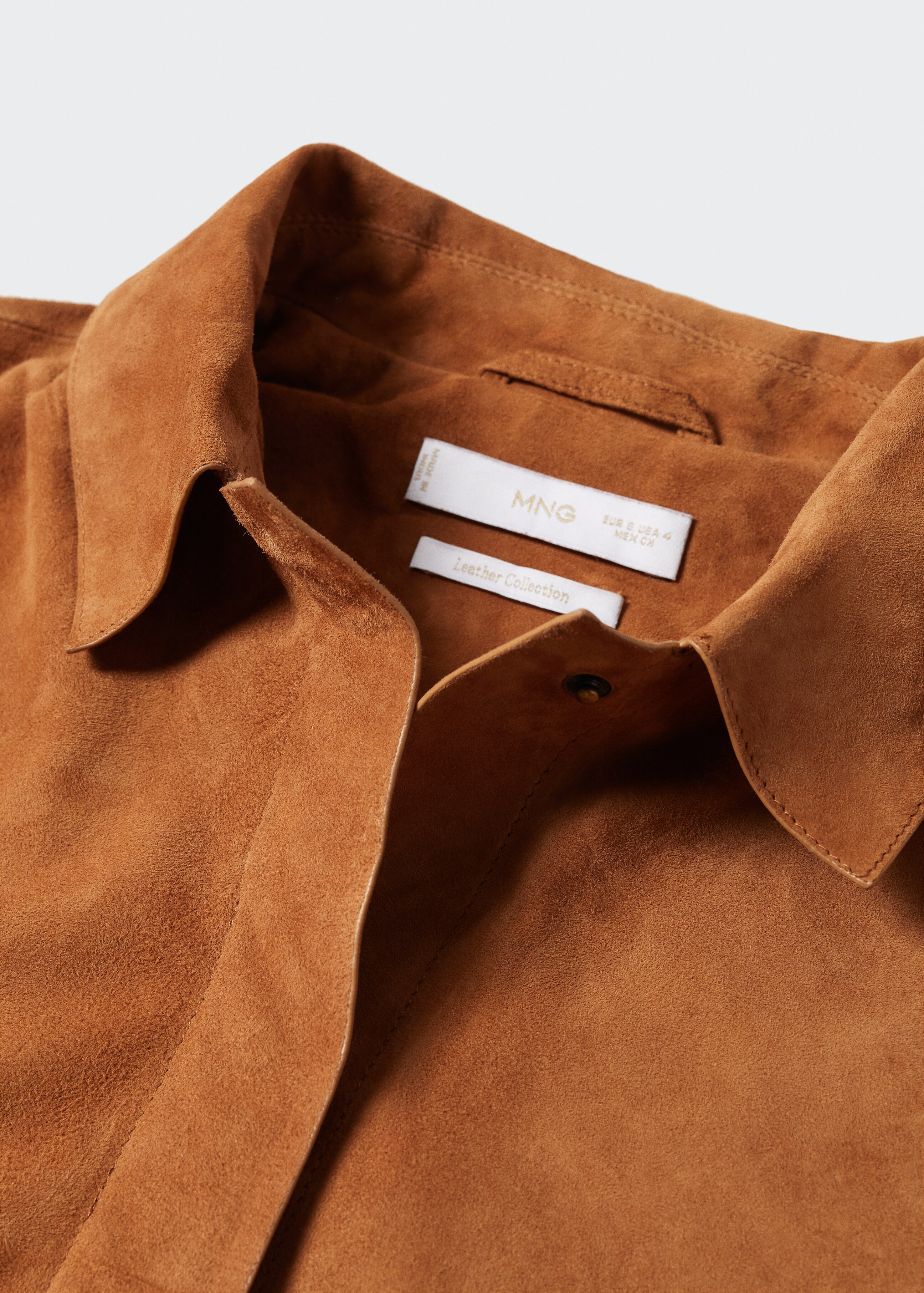 Suede leather shirt - Details of the article 8
