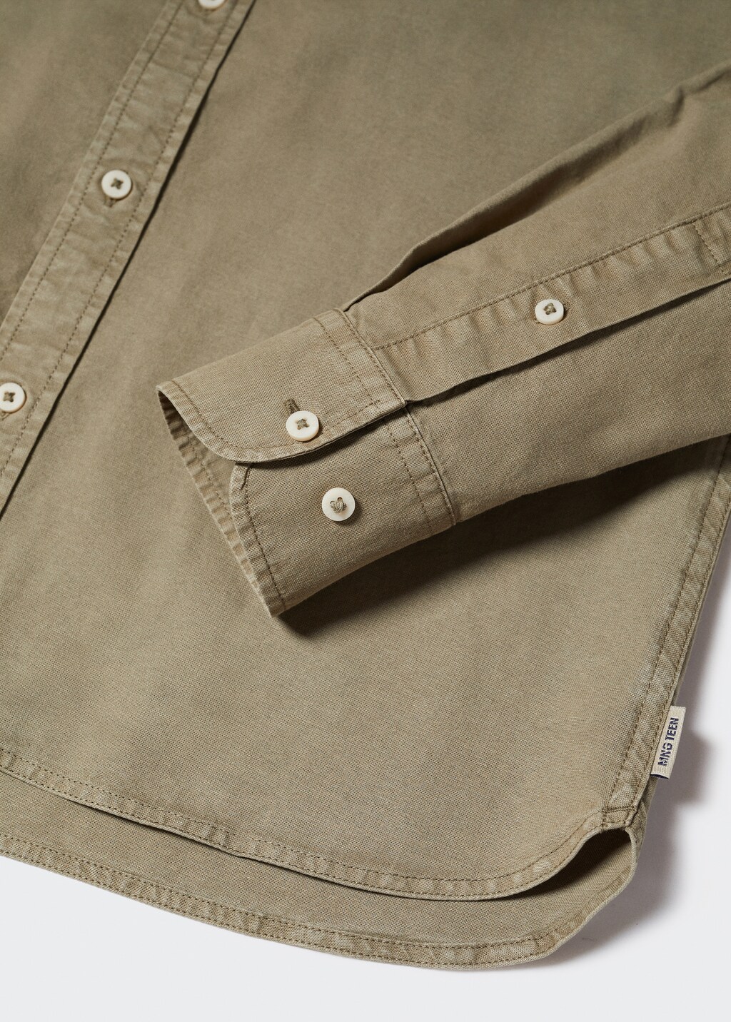 Essential cotton-blend shirt - Details of the article 8