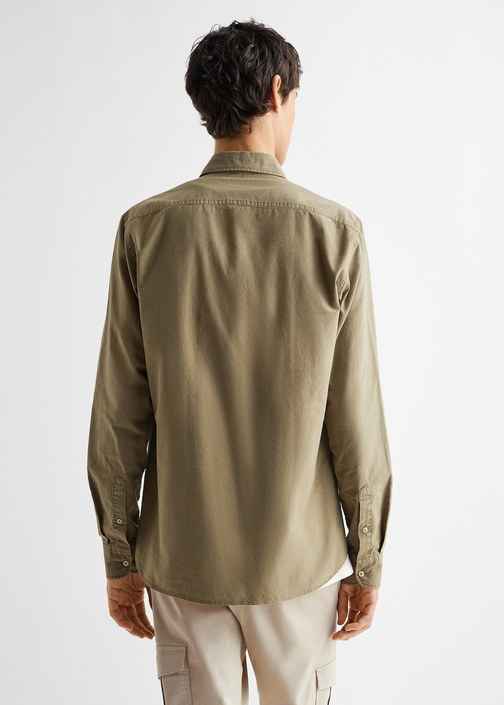 Essential cotton-blend shirt - Reverse of the article