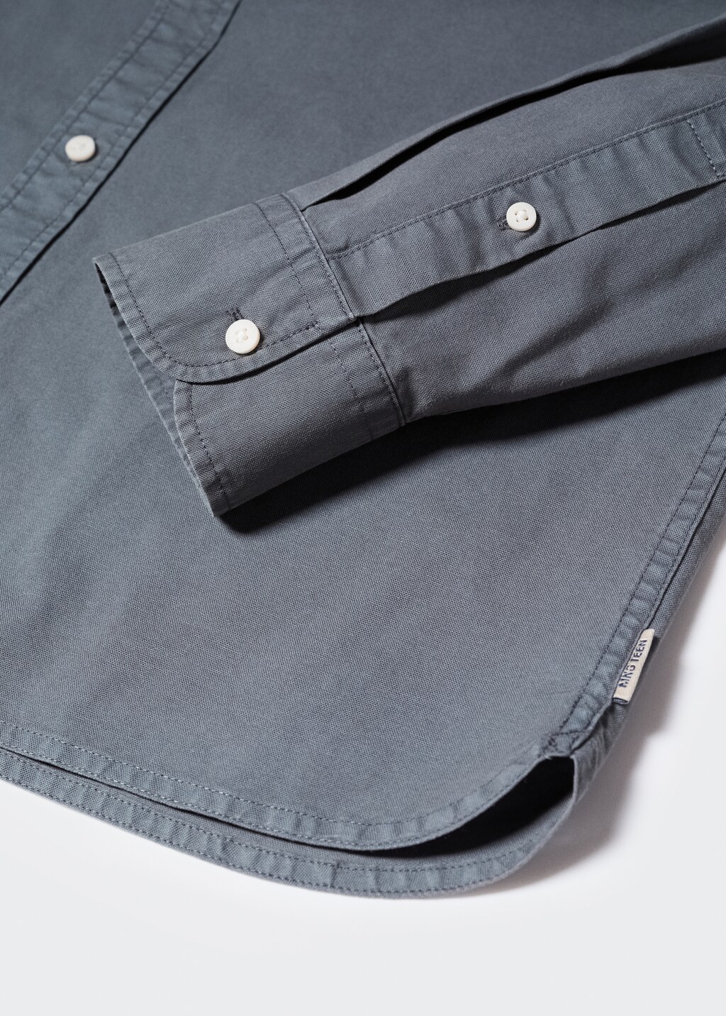 Essential cotton-blend shirt - Details of the article 8