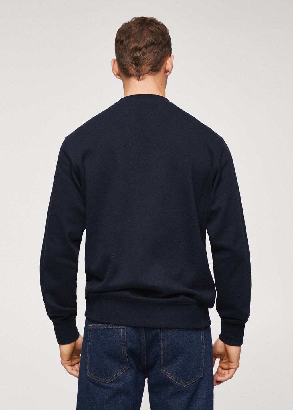 Lightweight cotton sweatshirt - Reverse of the article