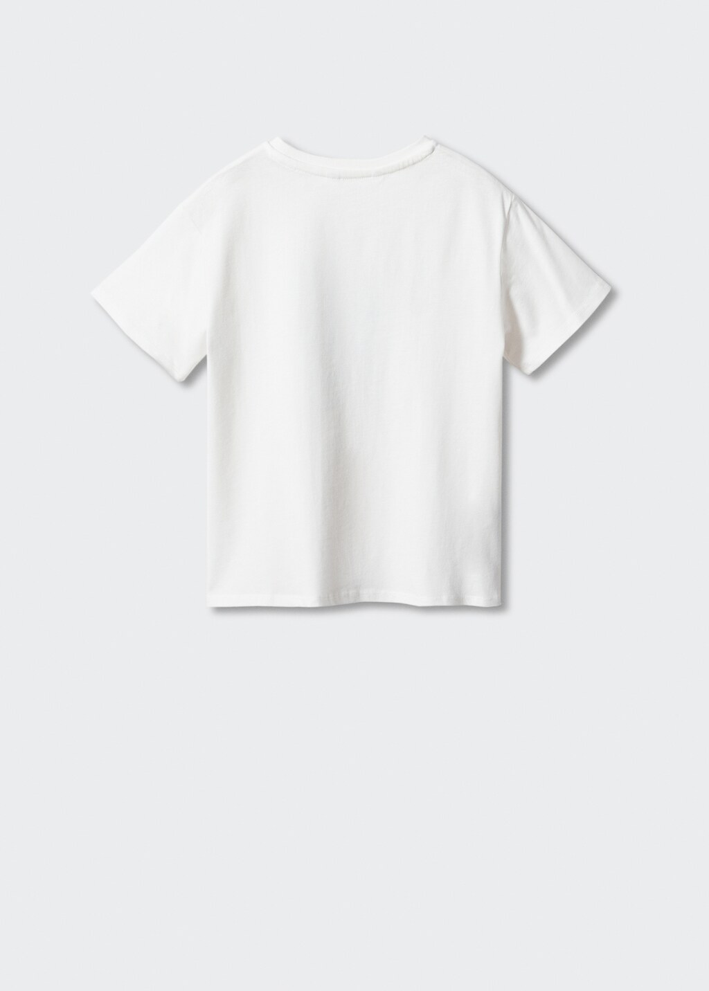 Printed cotton-blend T-shirt - Reverse of the article