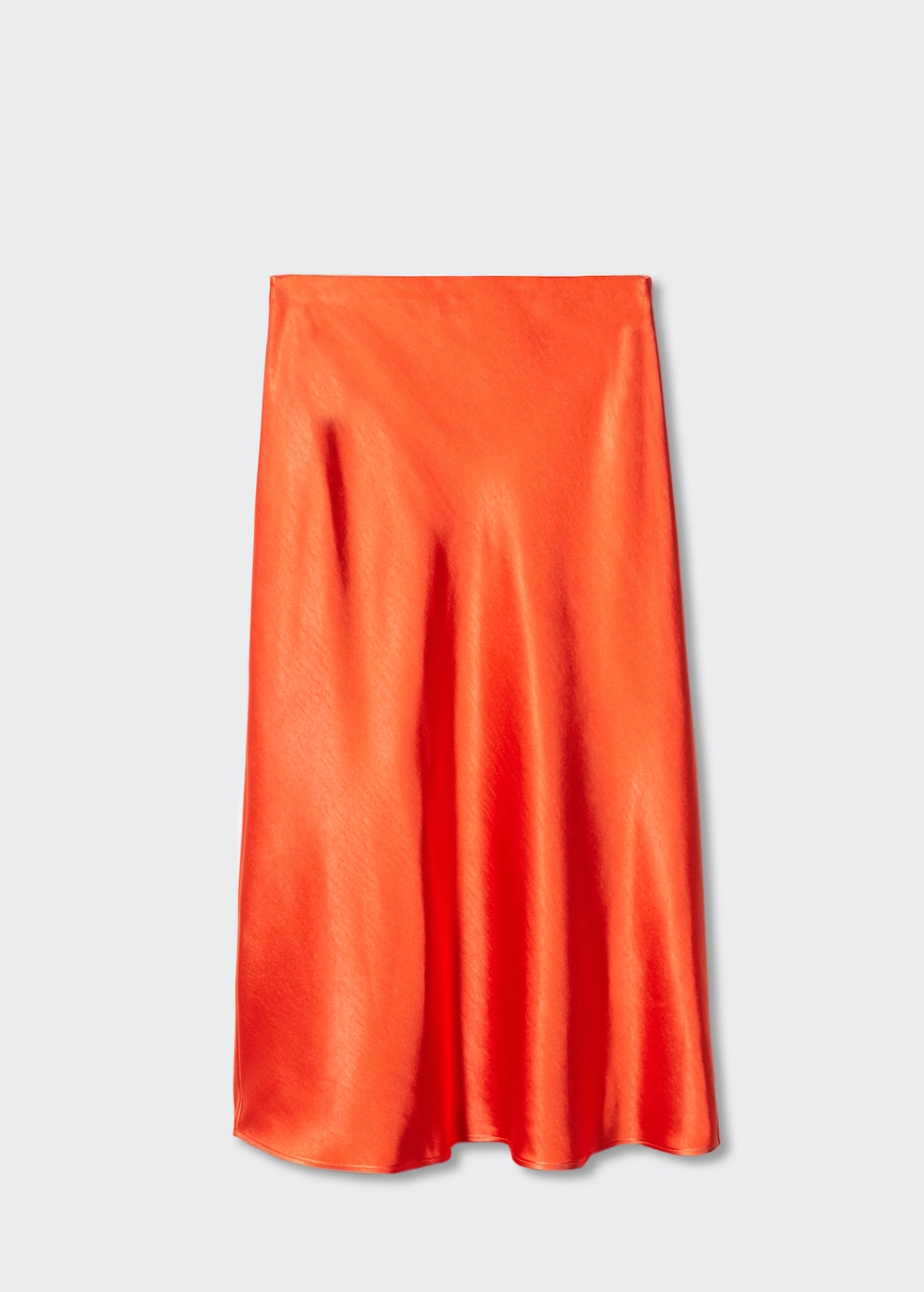 Midi satin skirt - Article without model