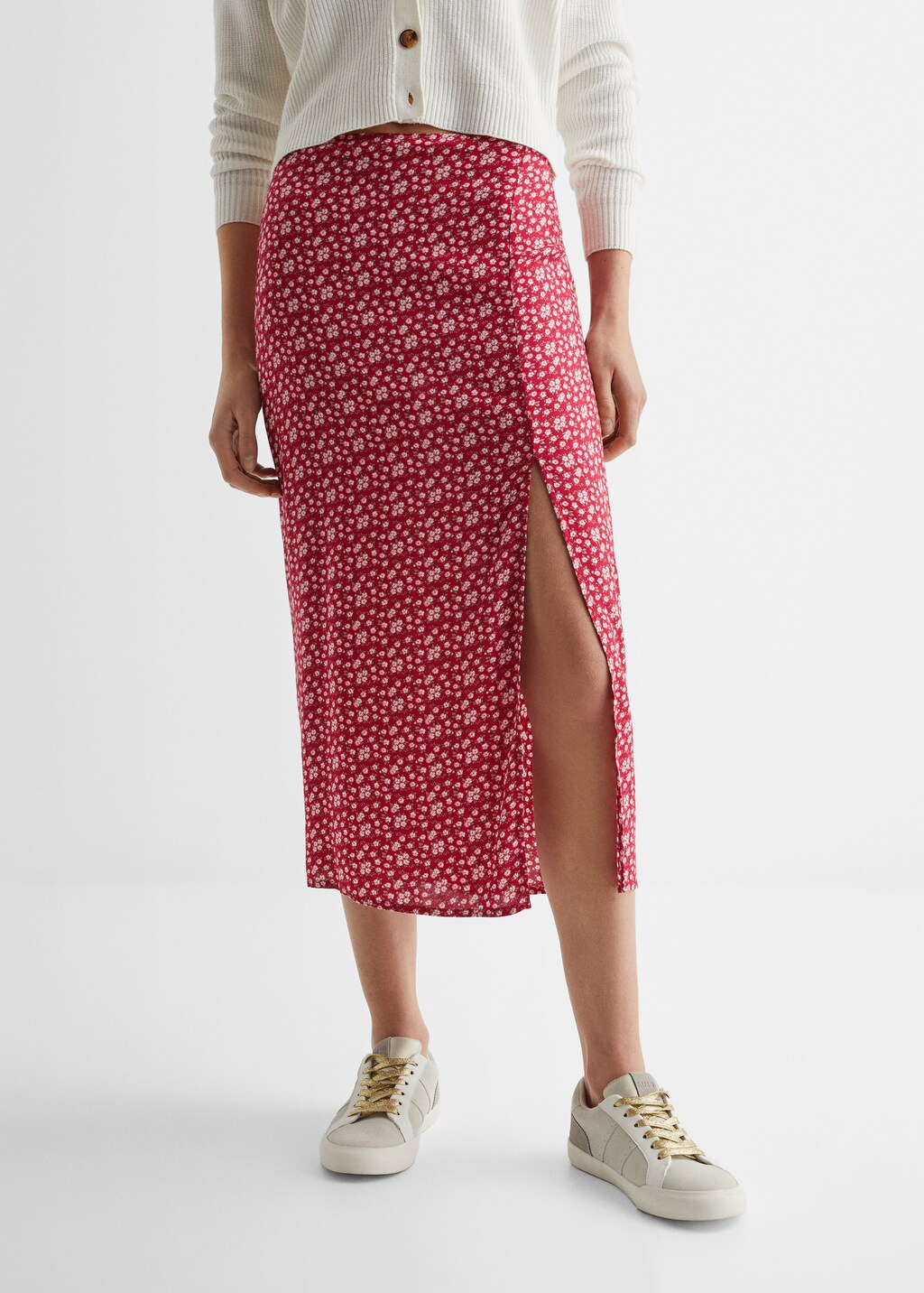 Flowers midi skirt - Details of the article 6