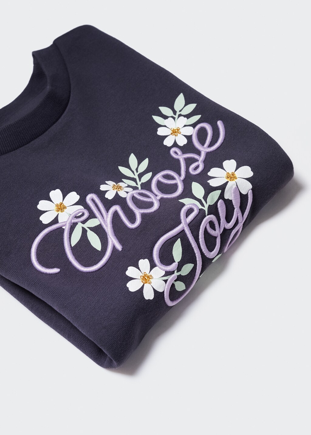 Embroidered message sweatshirt - Details of the article 8