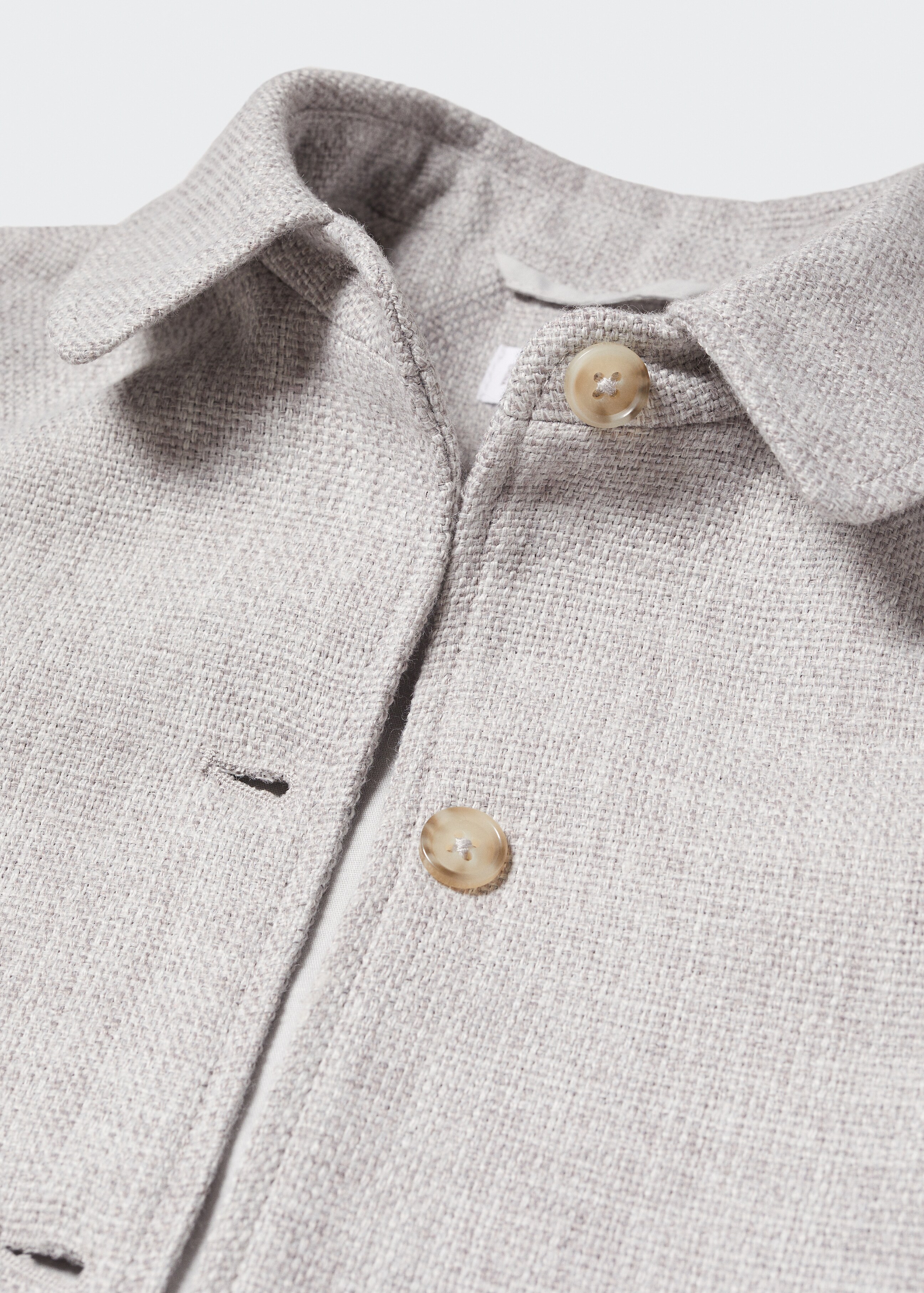 Coat with classic collar  - Details of the article 0