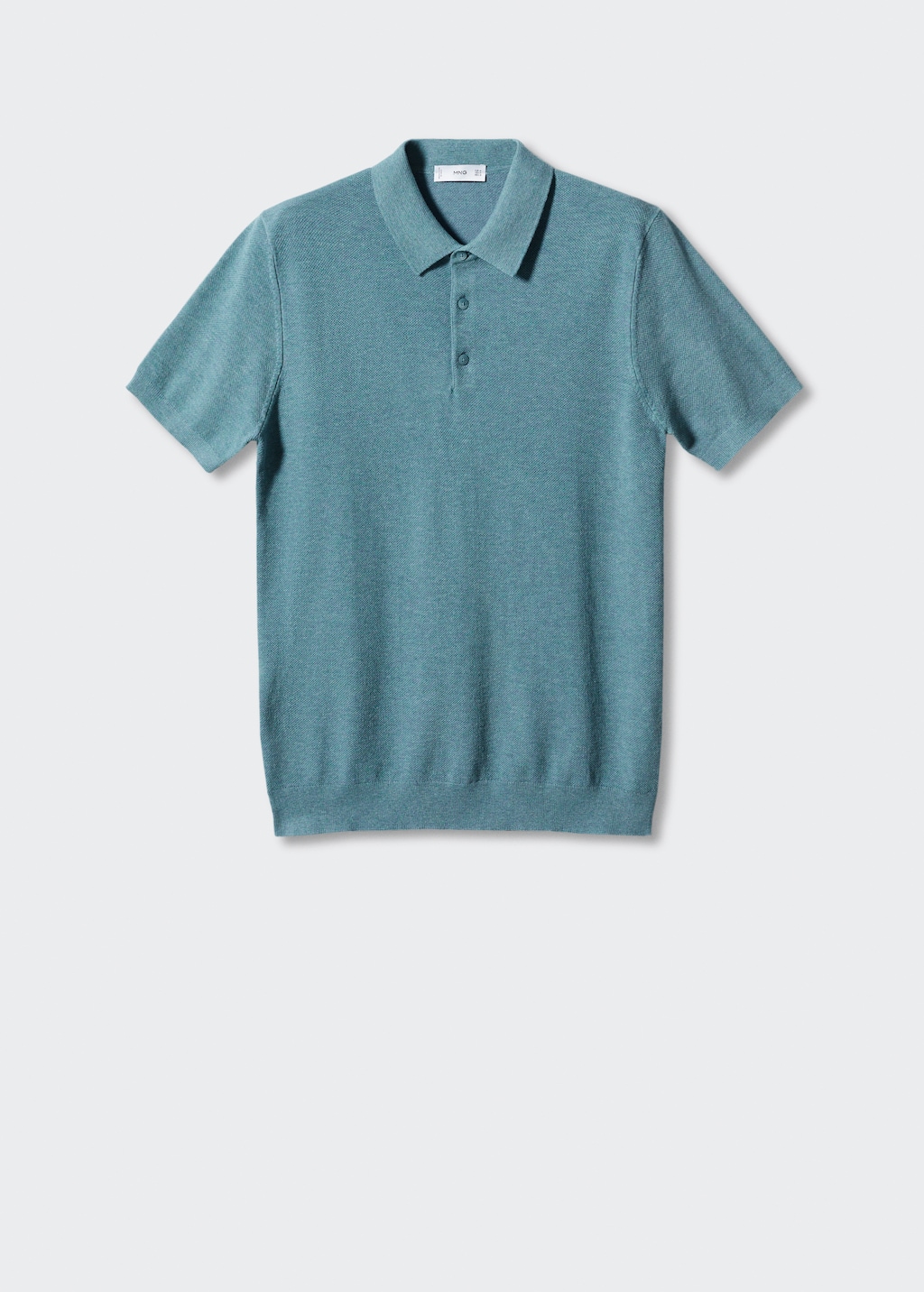 Knit cotton polo shirt - Article without model