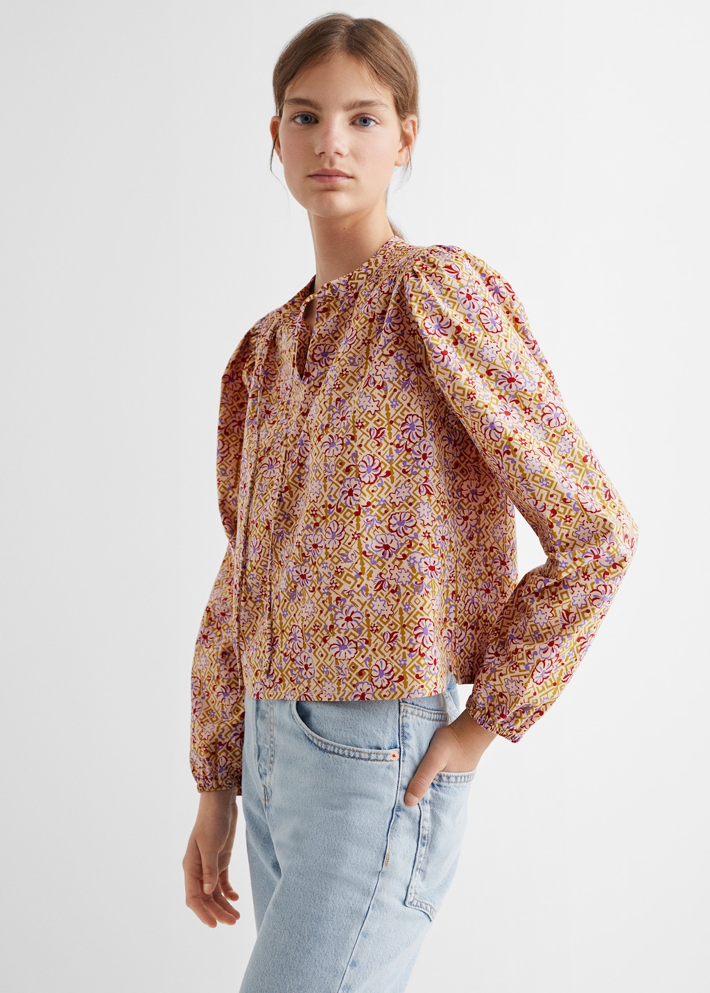  Print blouse - Medium plane