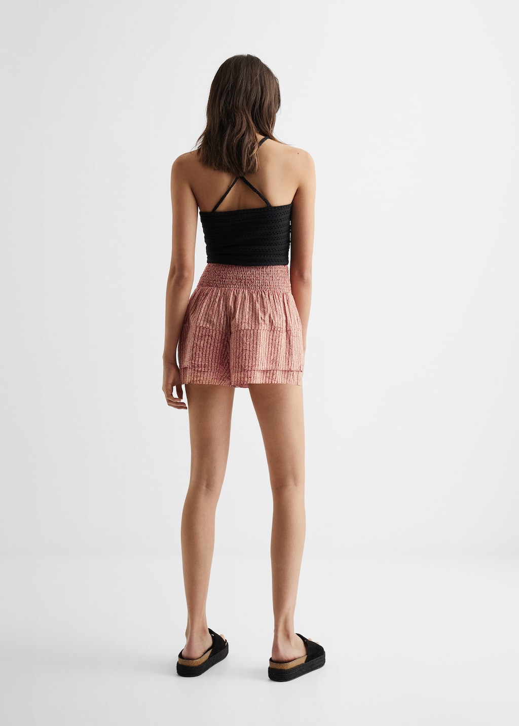 Bow flowy shorts - Reverse of the article