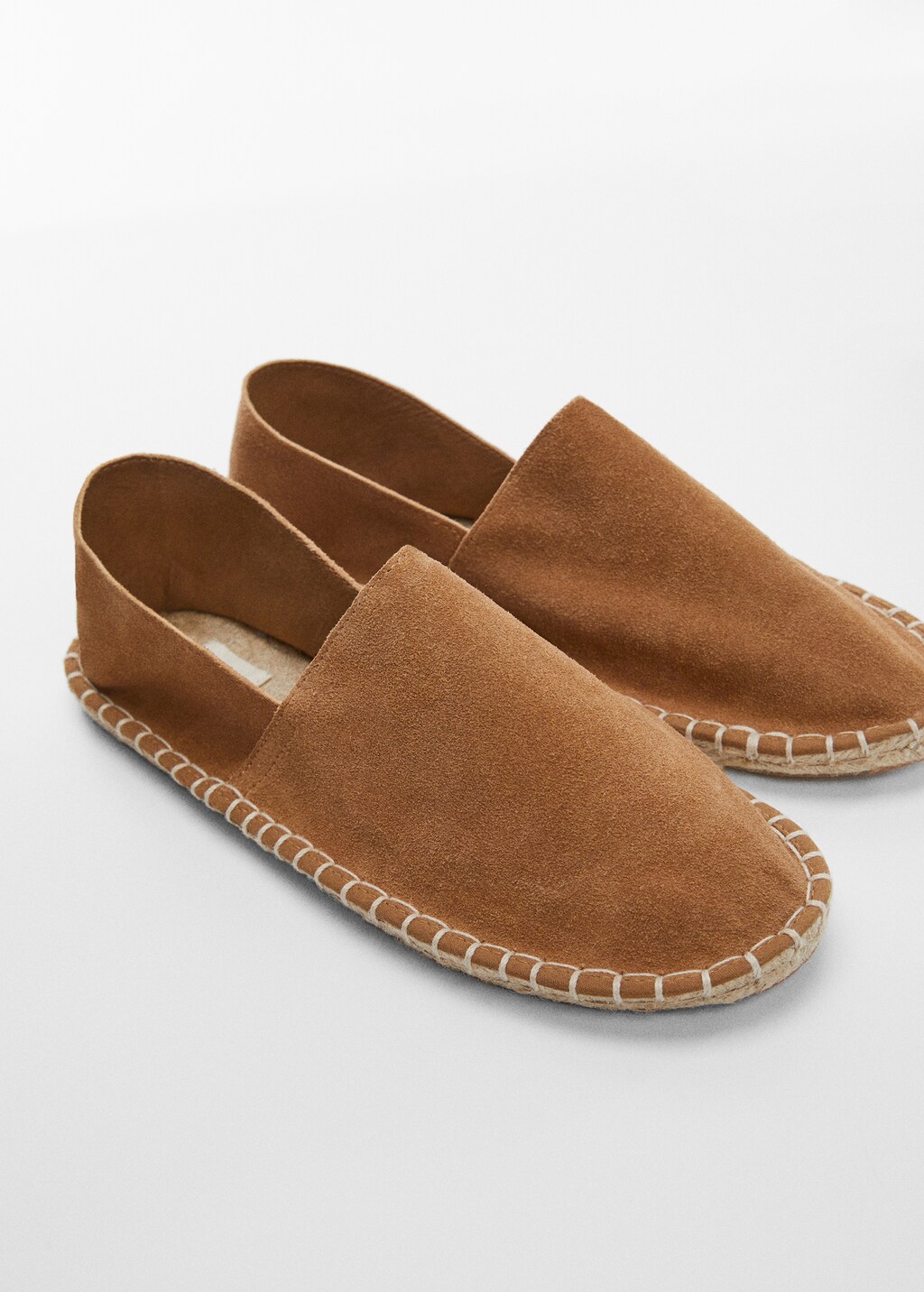 Leather-blend espadrilles - Medium plane