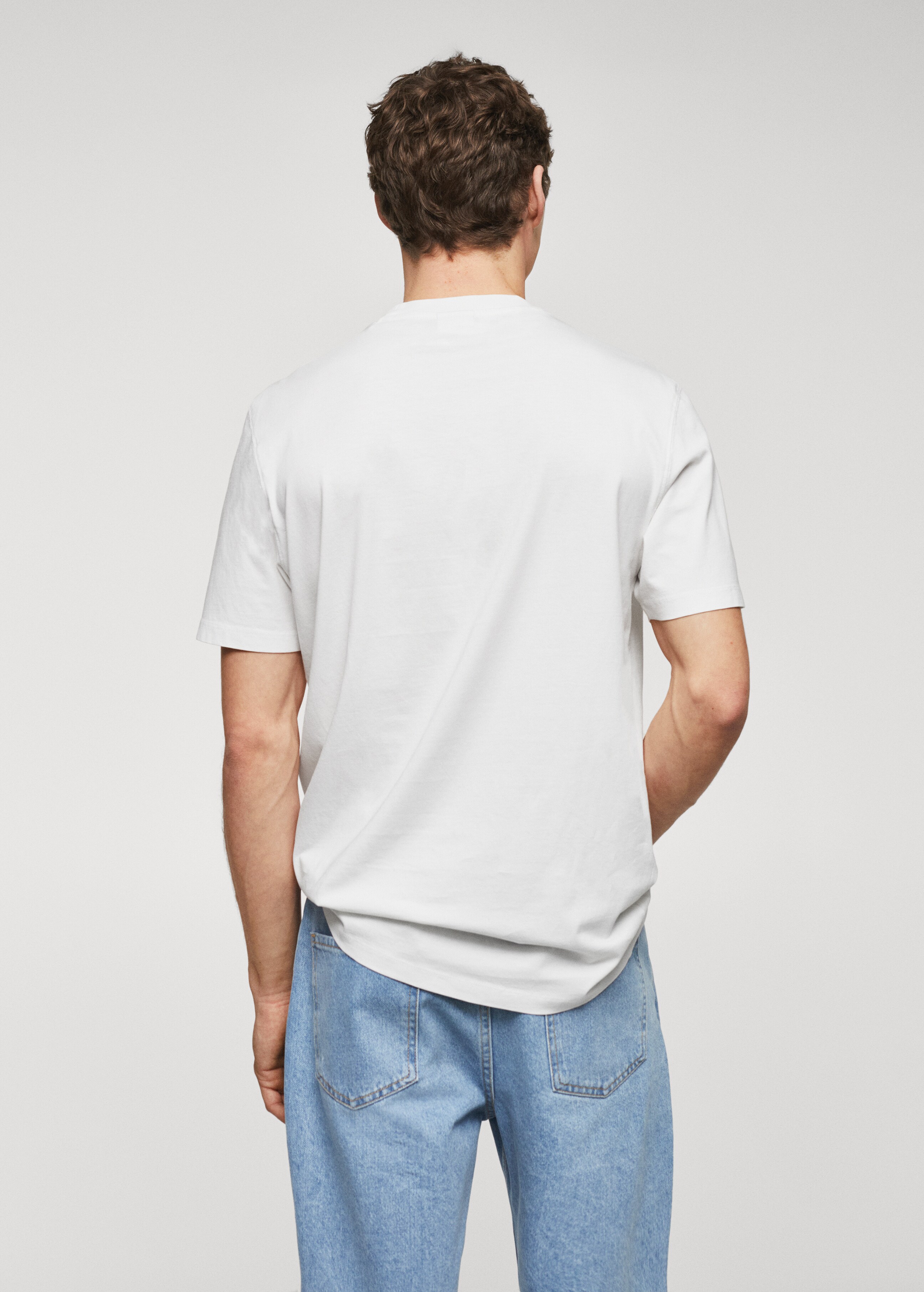 Camiseta 100% algodón texto - Reverso del artículo