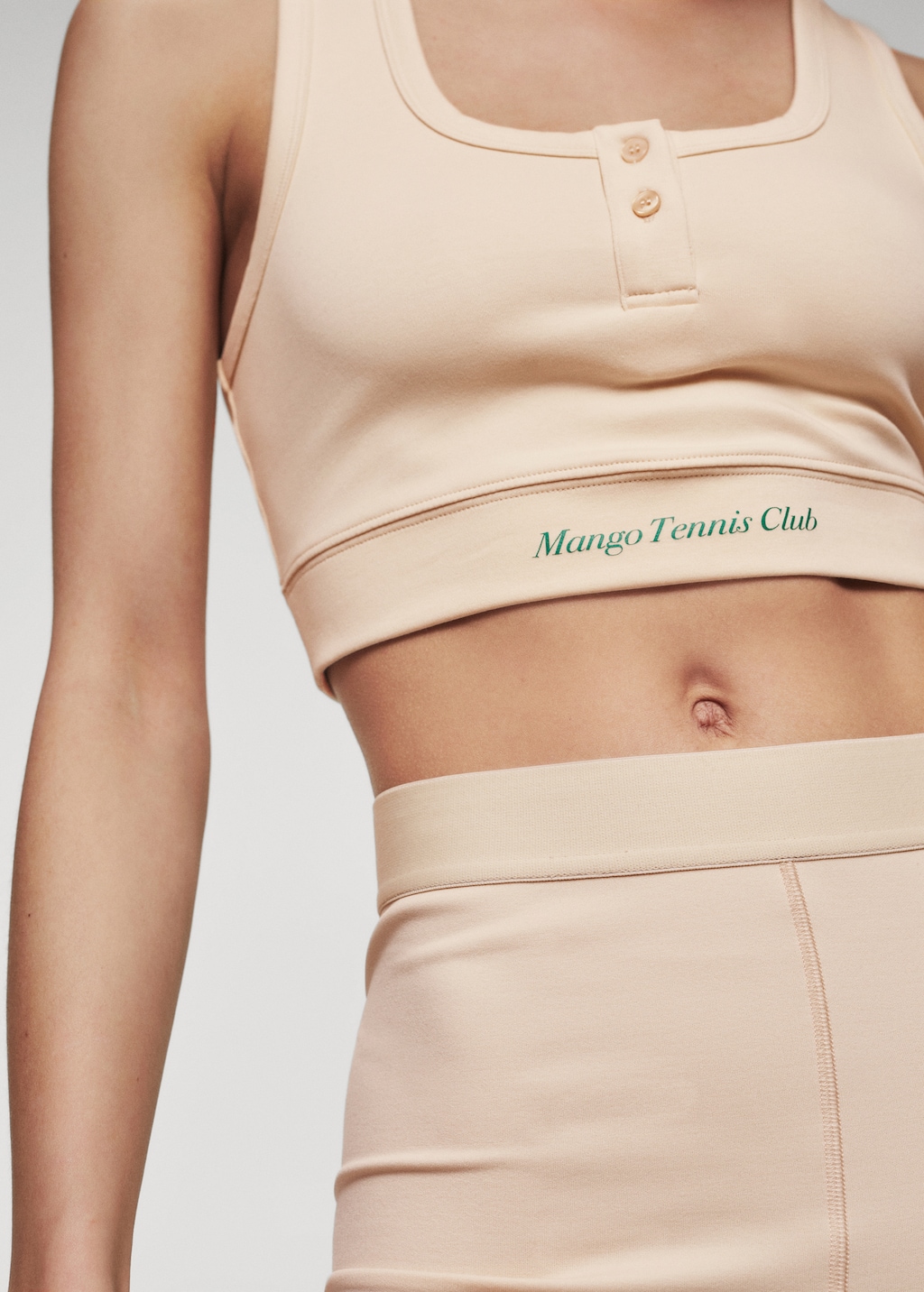 Buttoned crop top - Details of the article 6