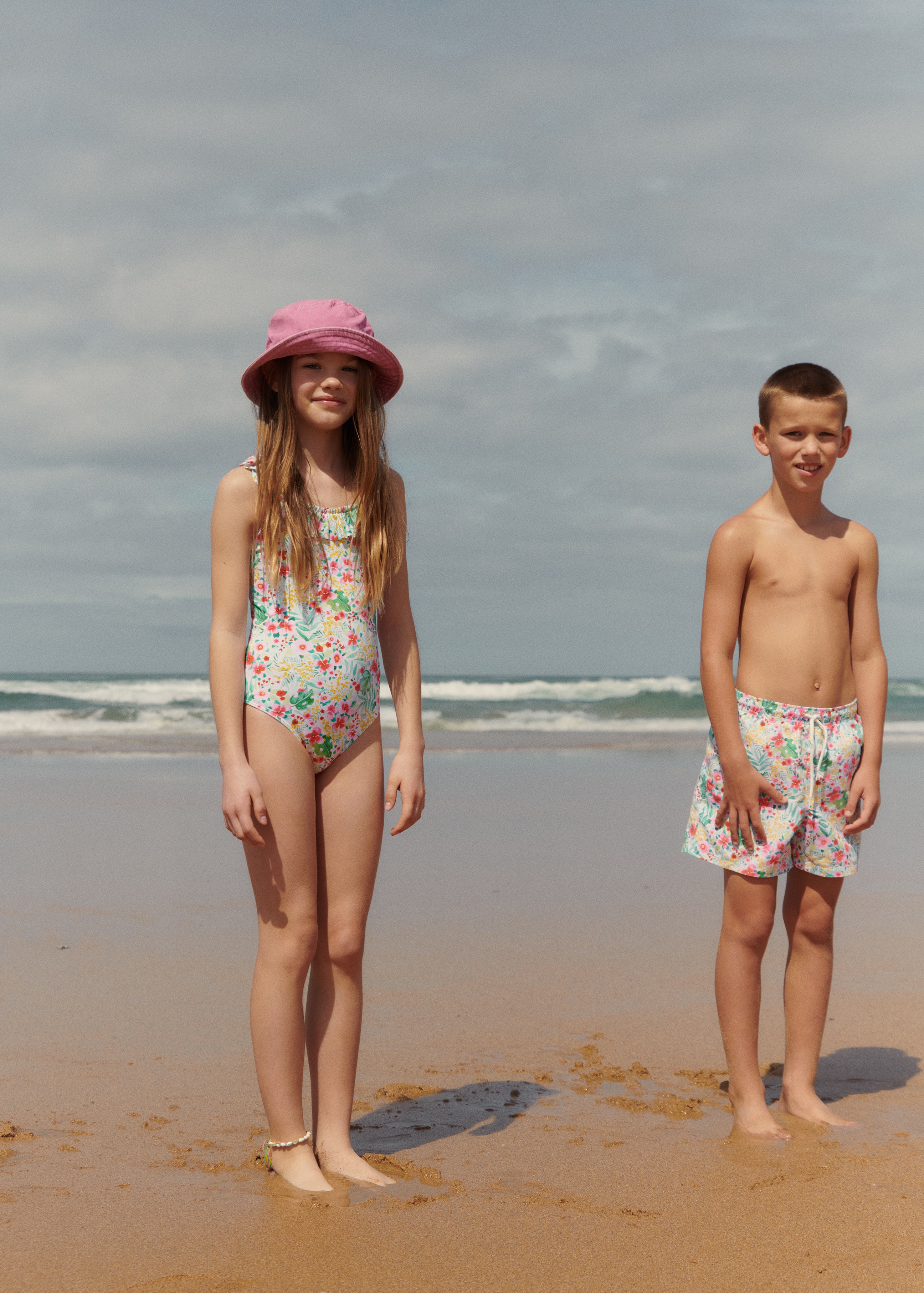 Maillot de bain imprimé floral volant - Détail de l'article 6