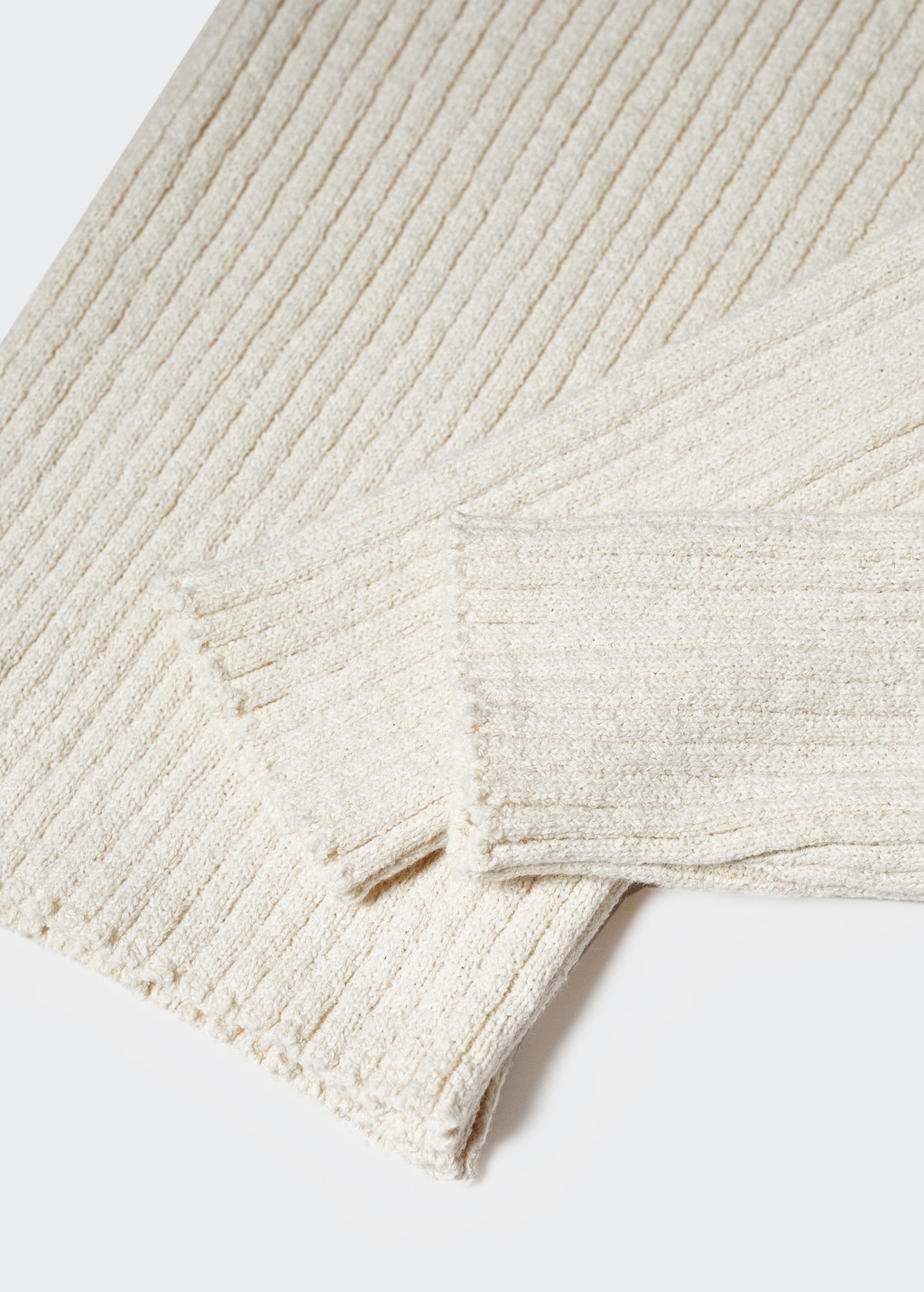 Boat neck ribbed sweater - Details of the article 8