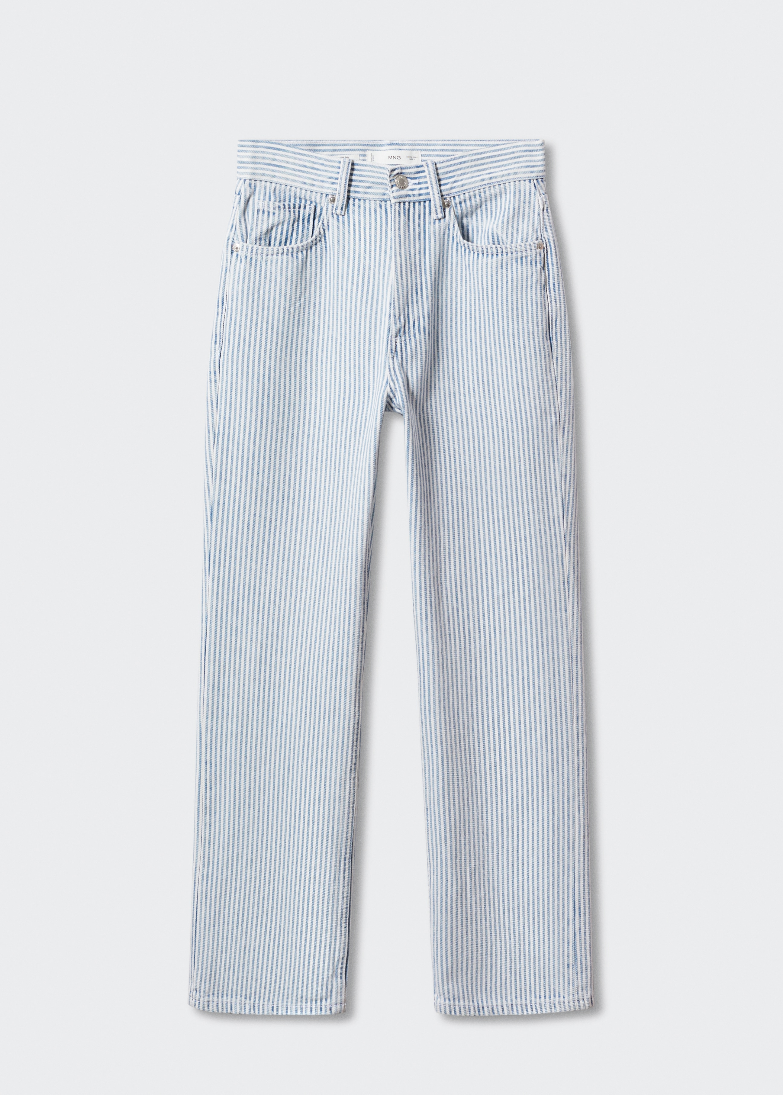 Τζιν παντελόνι ίσιο ριγέ - Προϊόν χωρίς μοντέλο