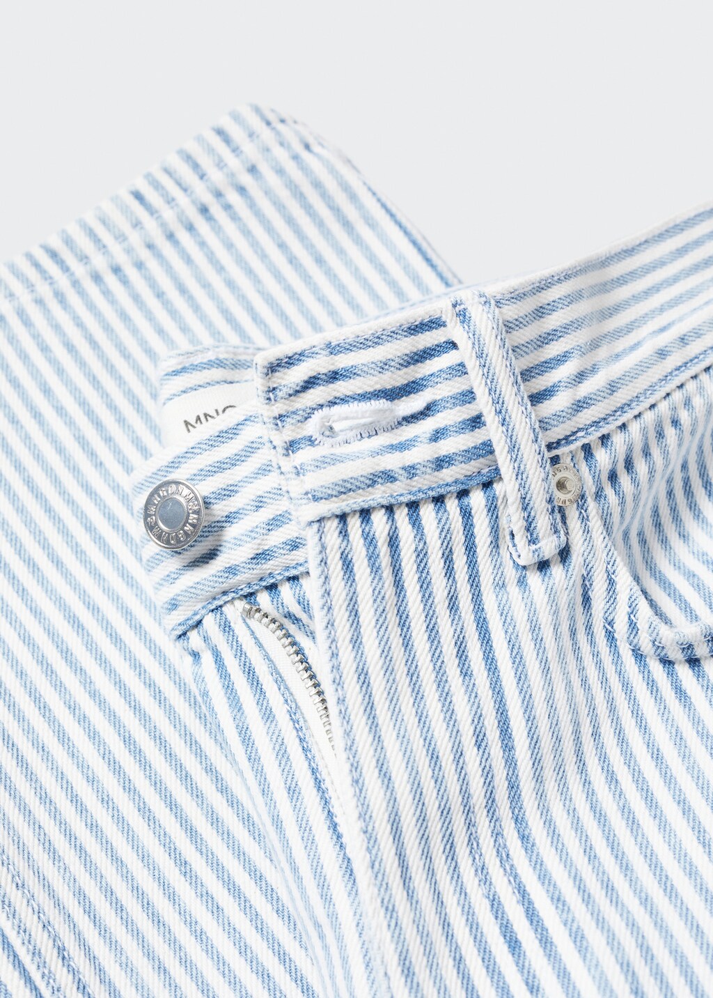 Straight striped jeans - Details of the article 8