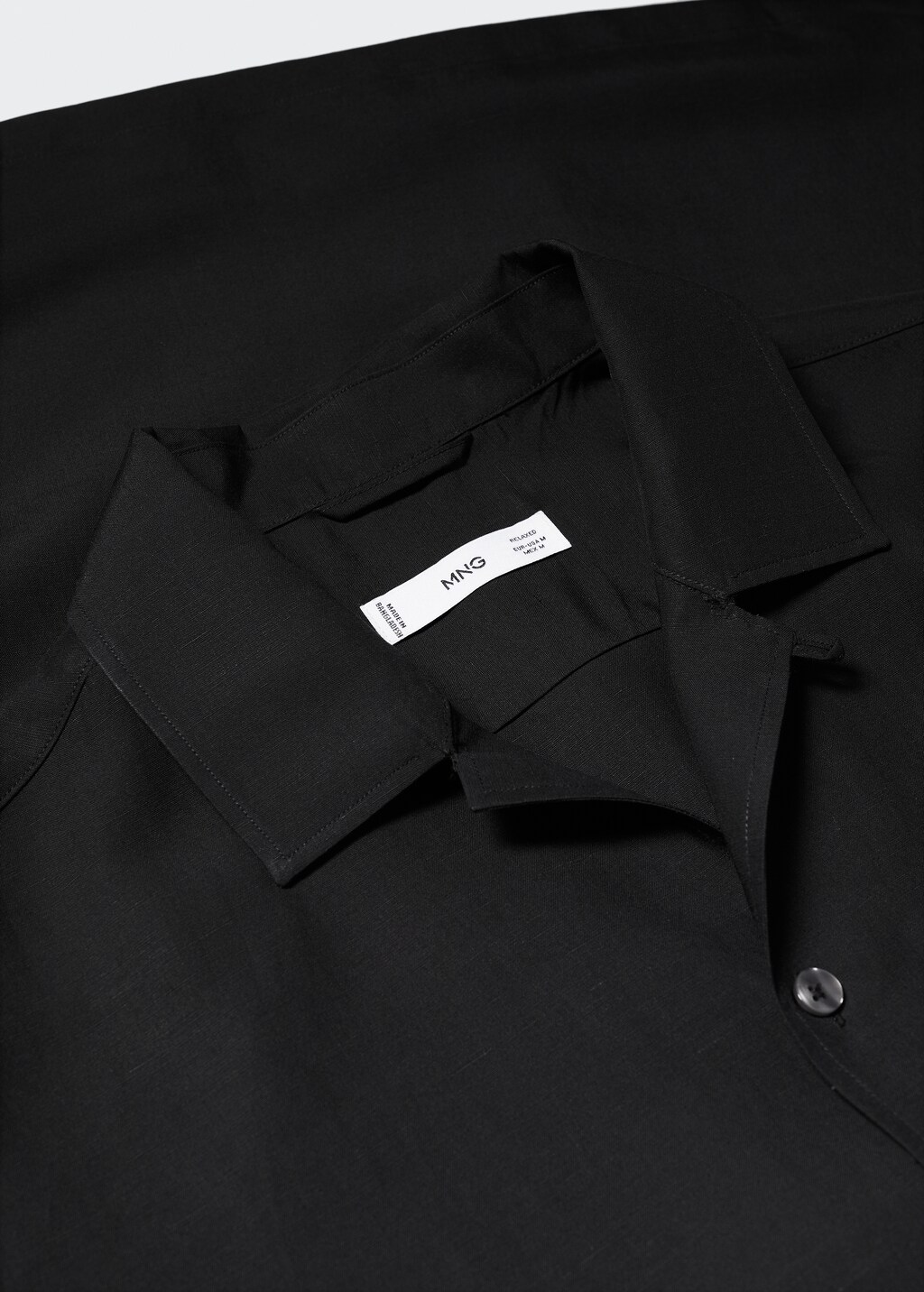 Regular-fit linen bowling shirt - Details of the article 8