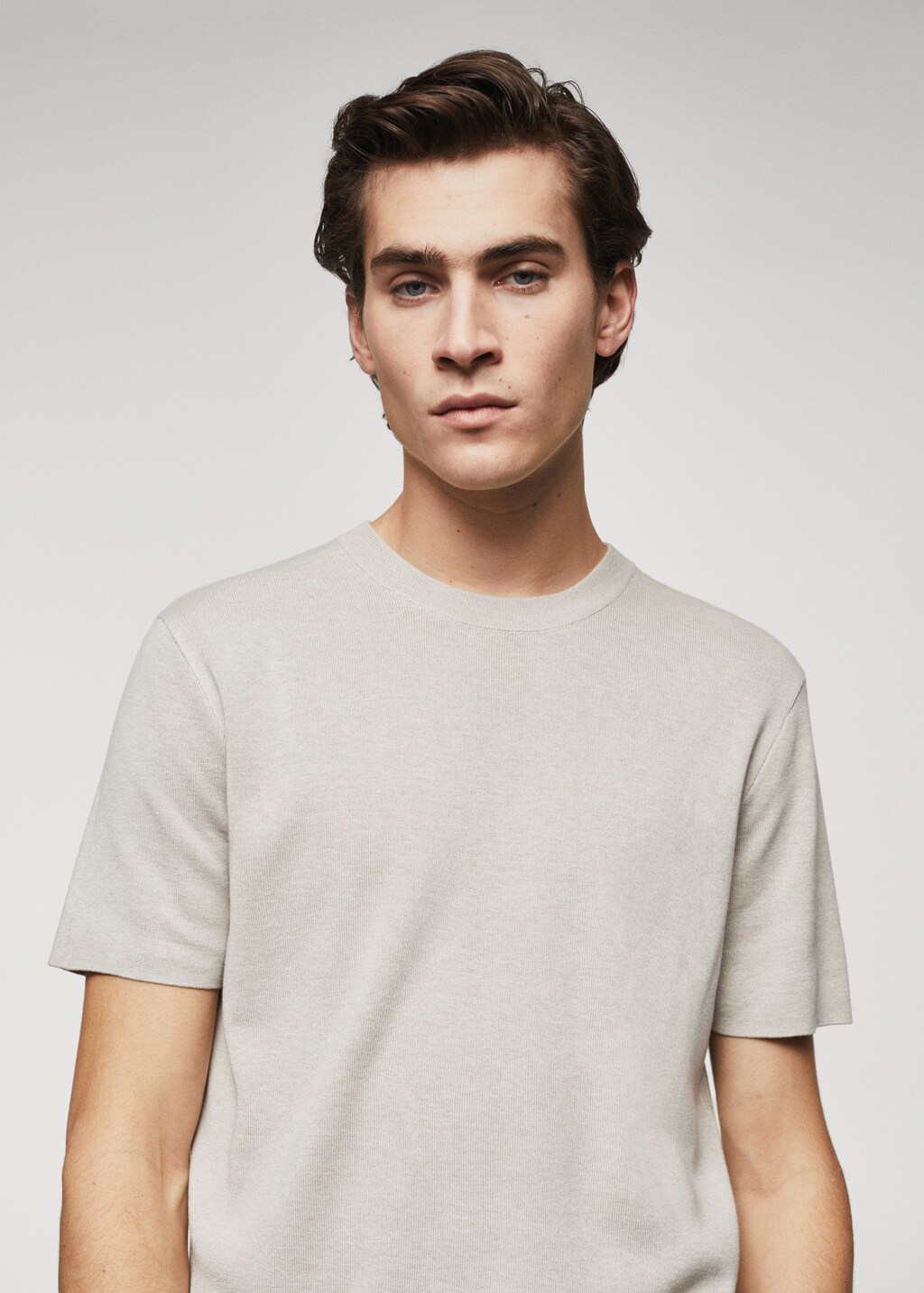 Fine-knit T-shirt - Details of the article 1