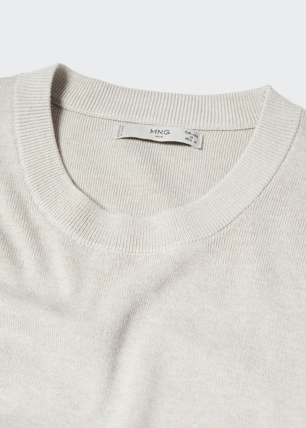 Fine-knit T-shirt - Details of the article 8