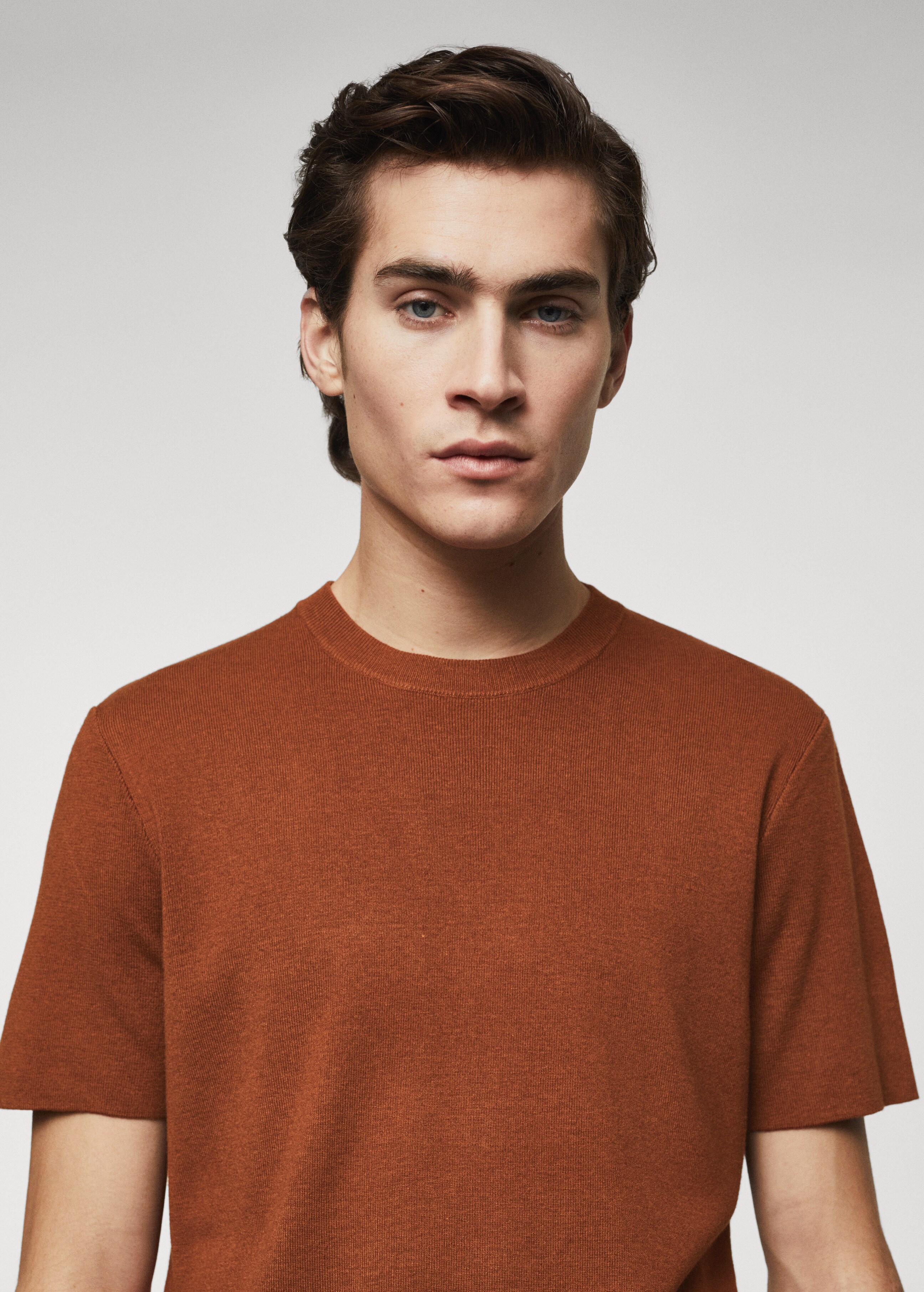 Fine-knit T-shirt - Details of the article 1