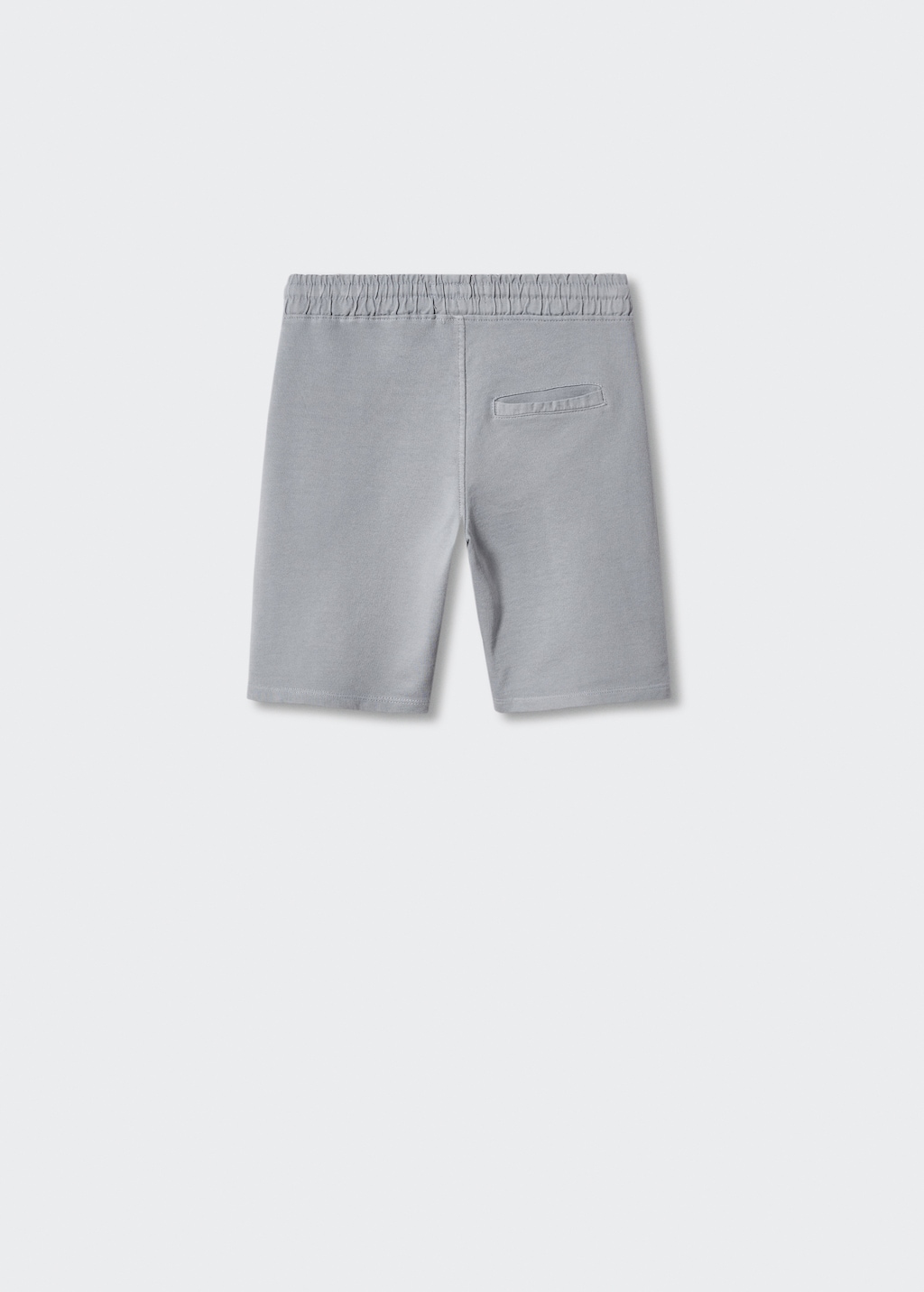 Cotton shorts with elastic waist - Reverse of the article