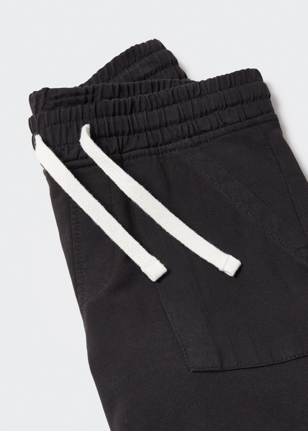 Cotton shorts with elastic waist - Details of the article 8