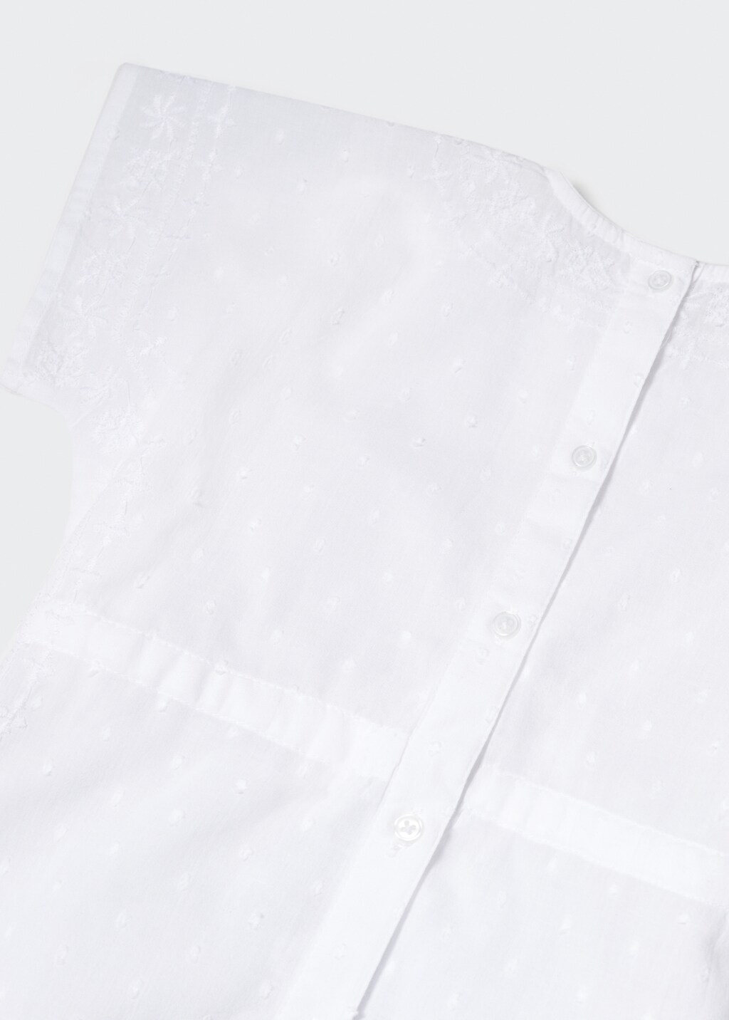 Embroidered details blouse - Details of the article 0