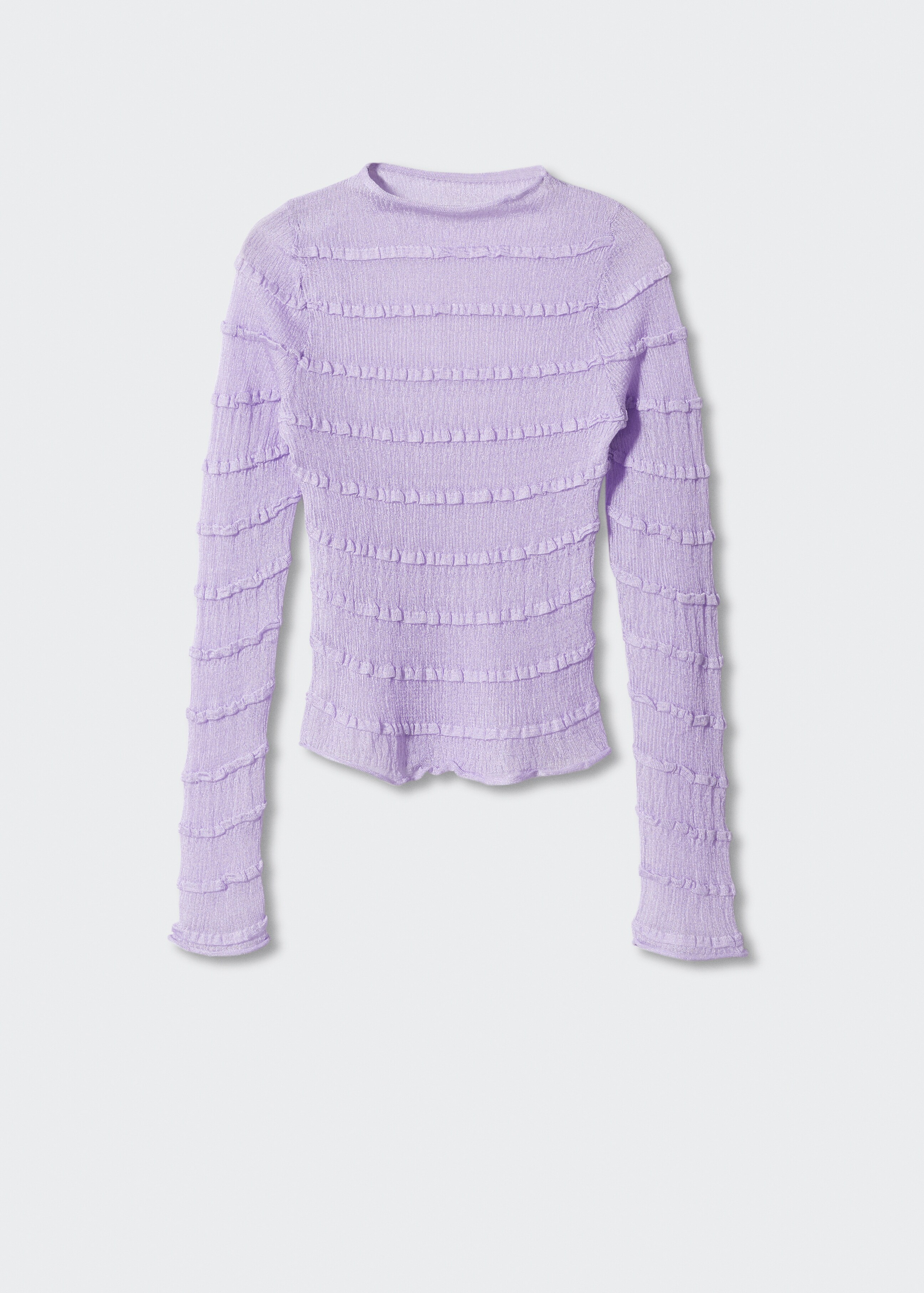Nabrani teksturirani pulover - Artikl bez modela