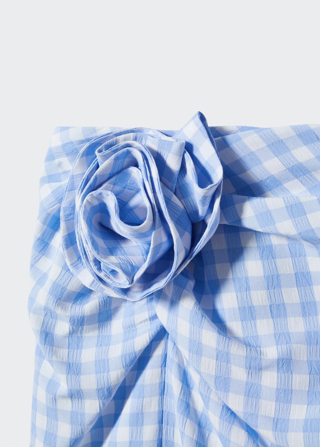 Gingham check flower skirt - Details of the article 8