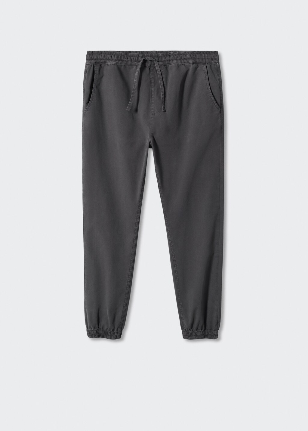 Cotton jogger-style trousers - Article without model