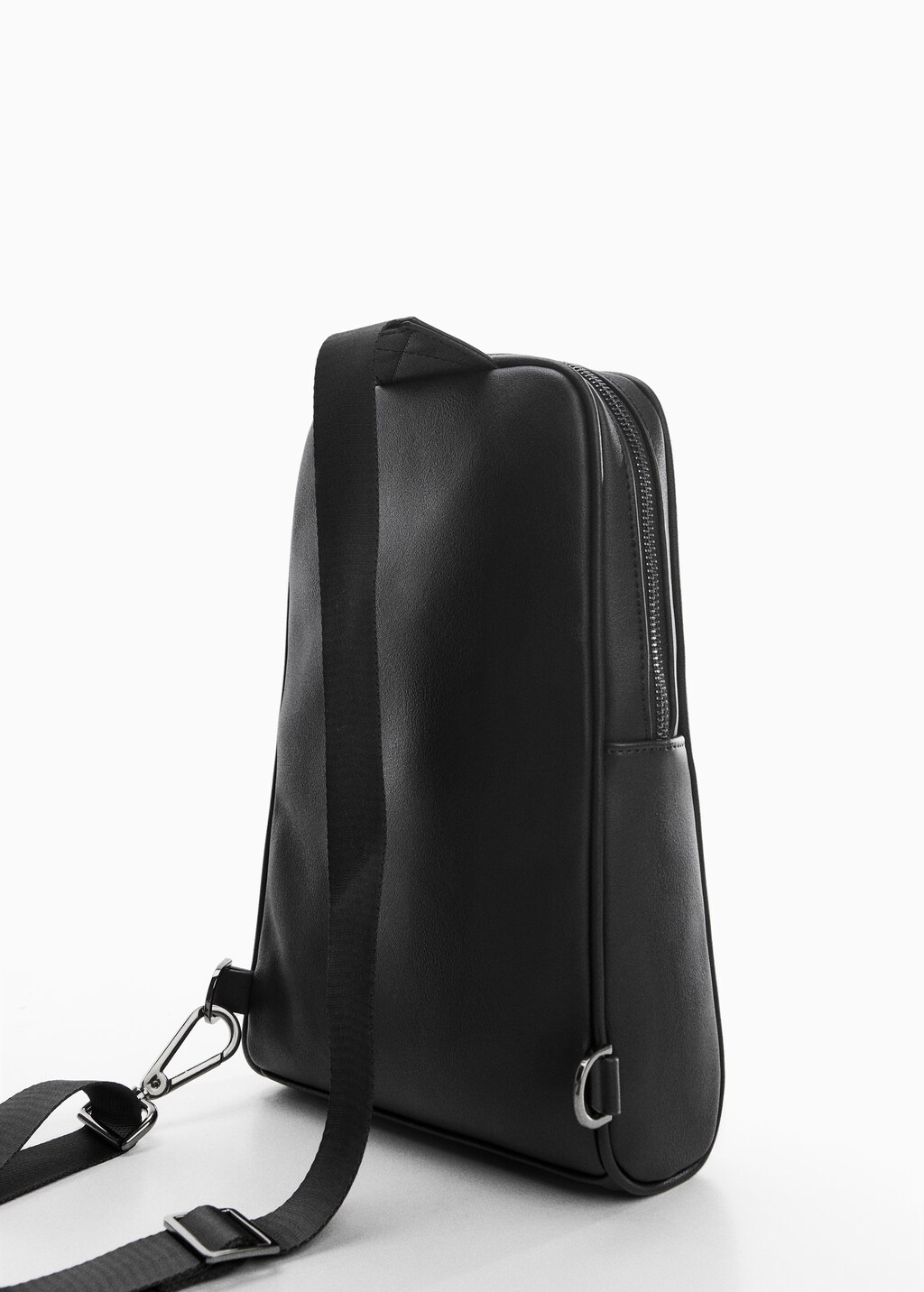 Faux leather backpack - Medium plane