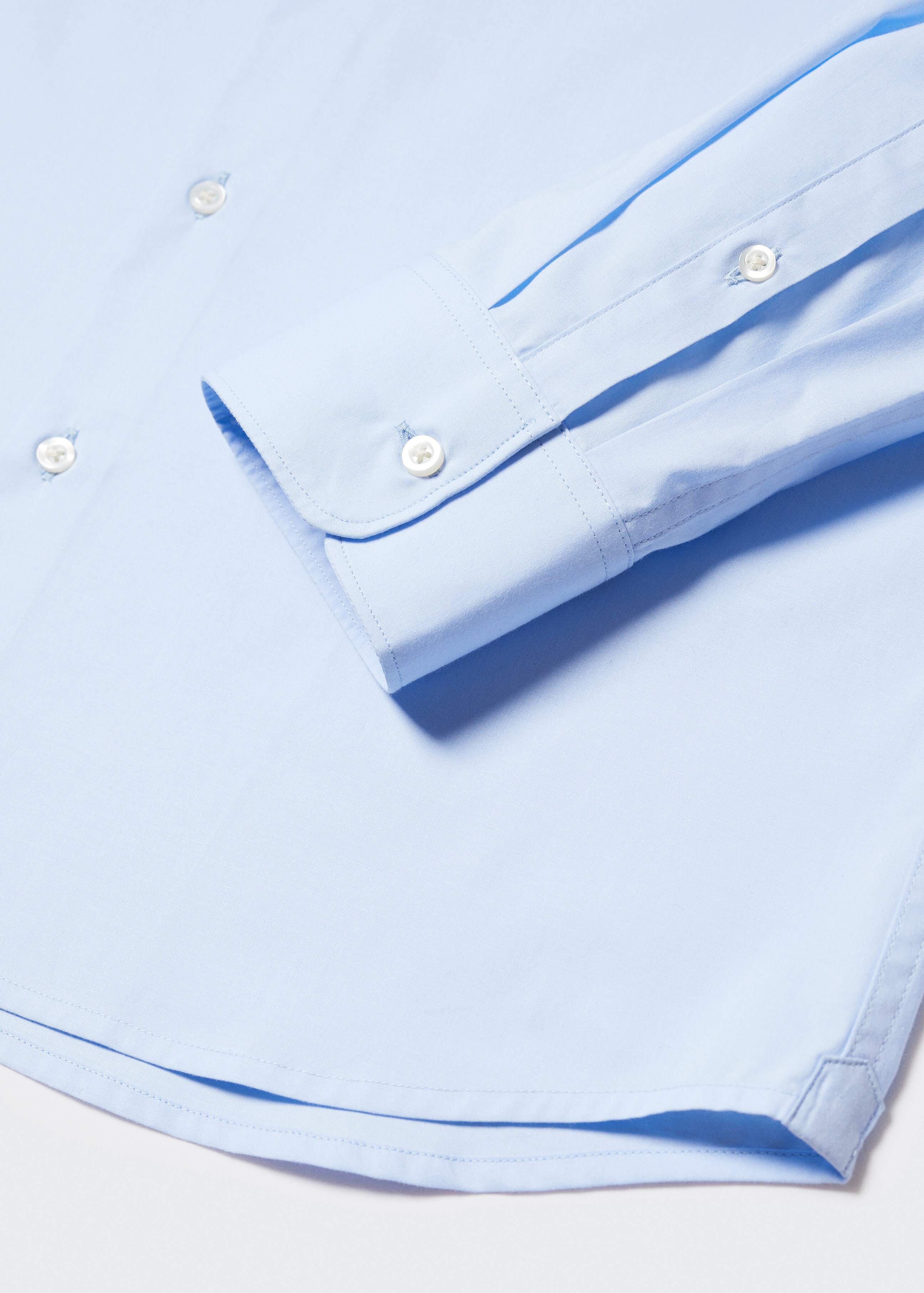 Slim fit stretch cotton shirt - Details of the article 8