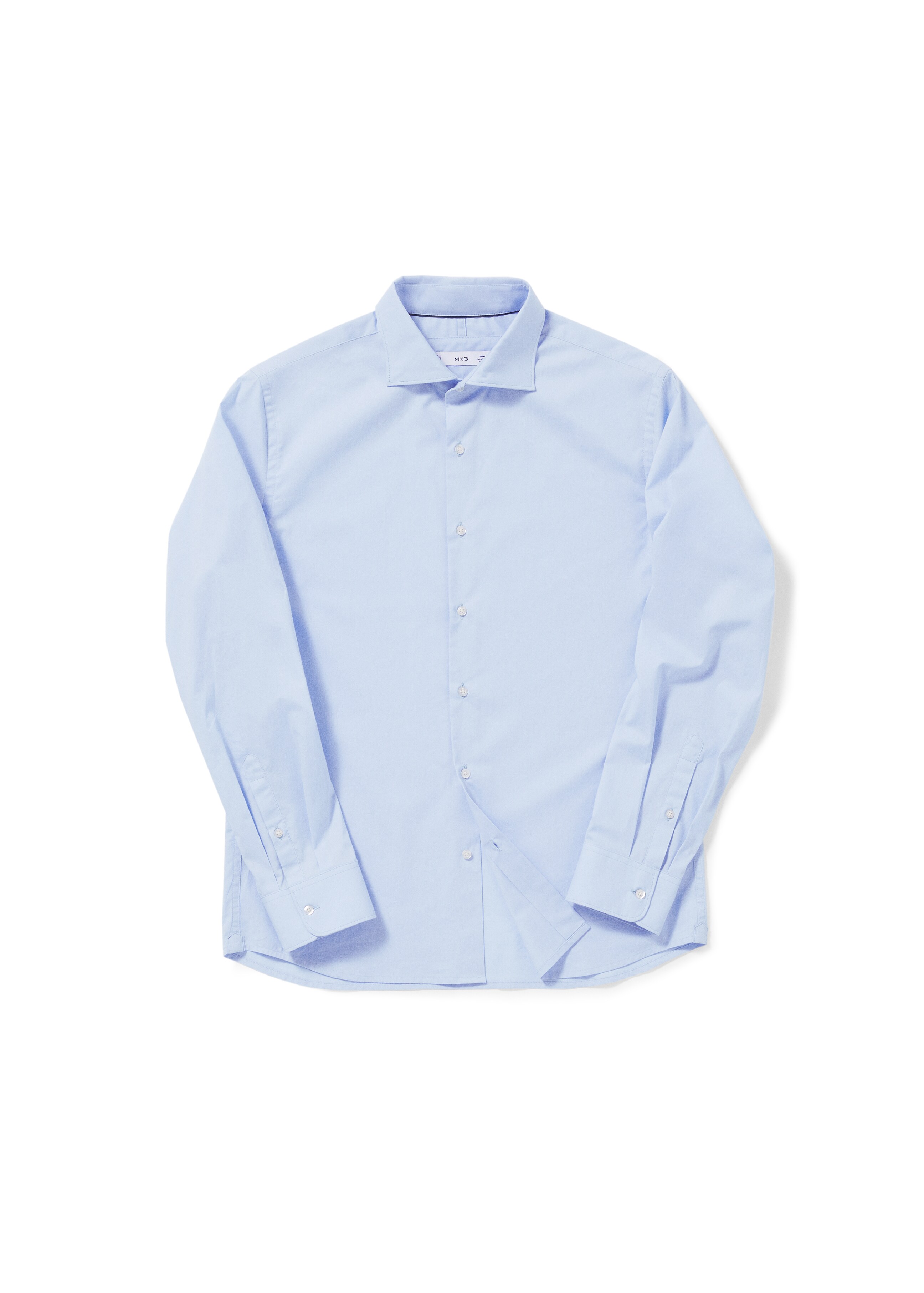 Slim fit stretch cotton shirt - Details of the article 9