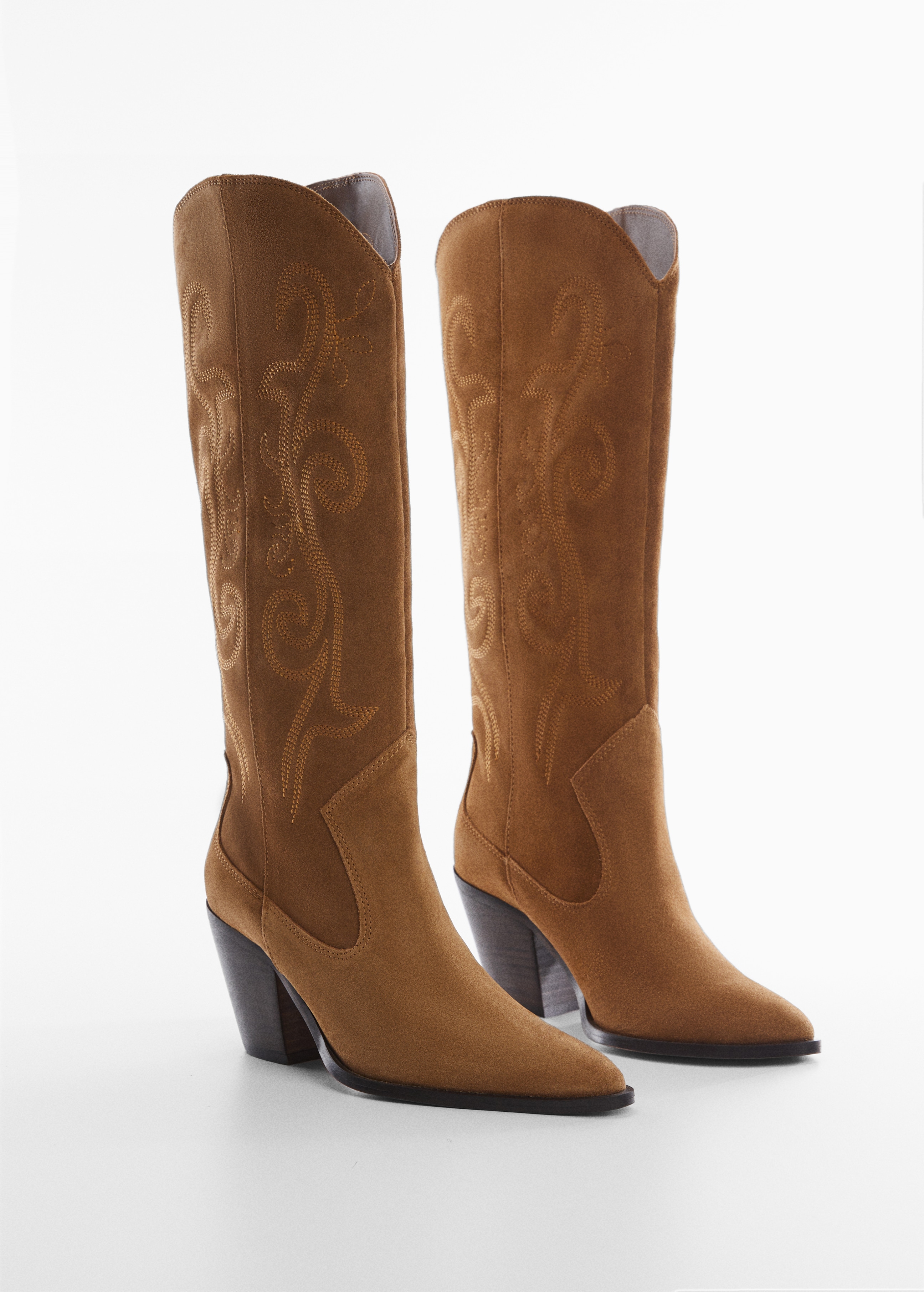 Cowboy leather boots - Medium plane