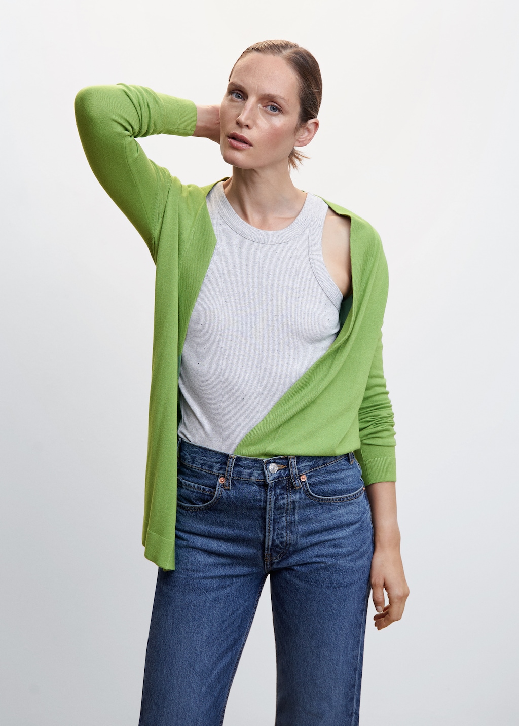 Feiner Strickcardigan - Mittlere Ansicht