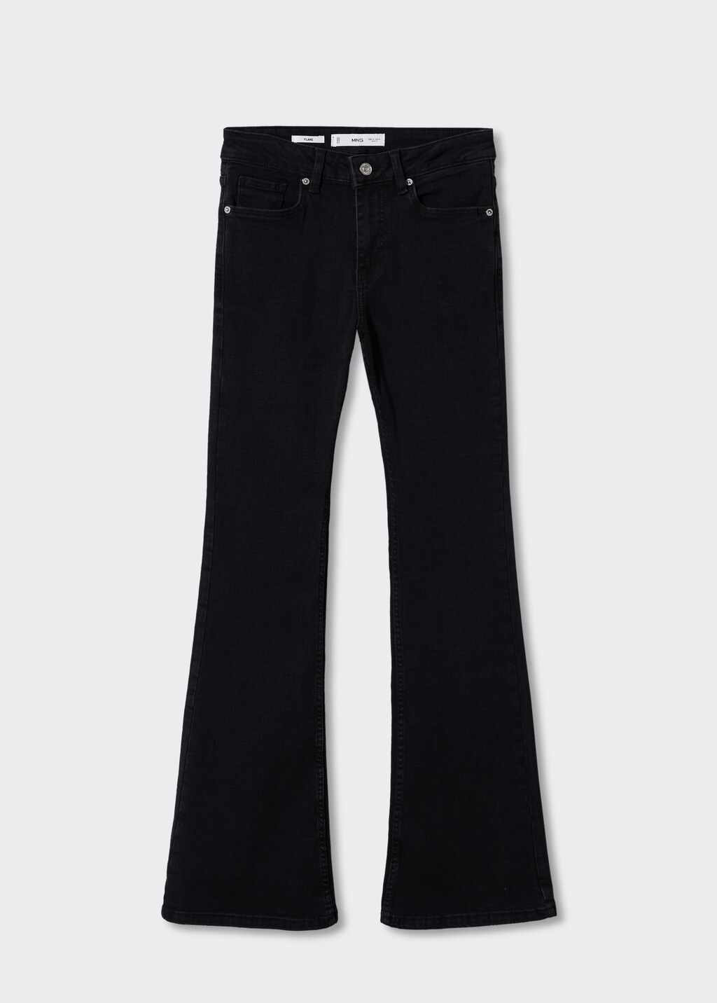 Medium-rise flared jeans  - Article without model