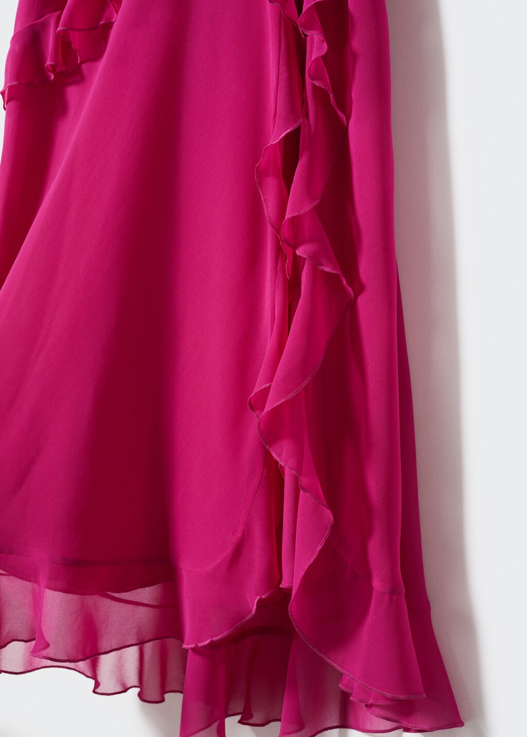 Asymmetric ruffled dress - Details of the article 8