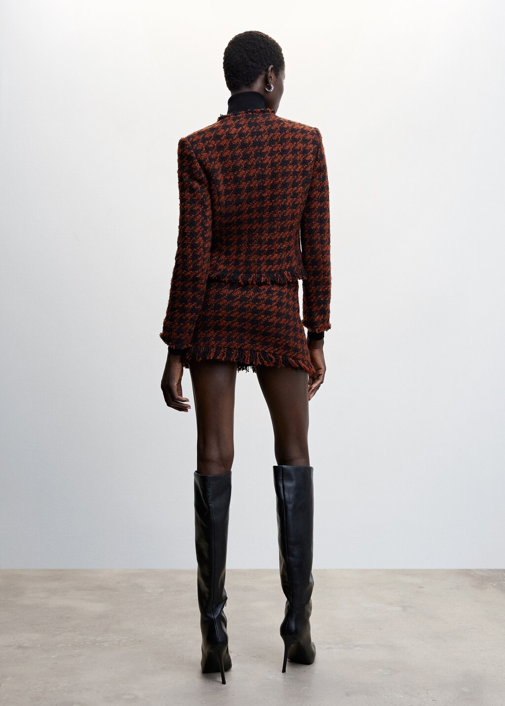 Tweed miniskirt - Reverse of the article