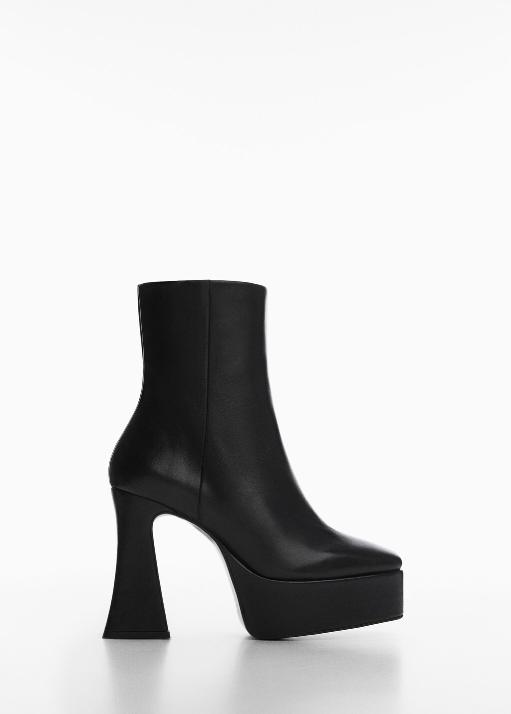 Platform leather ankle boots Women MANGO OUTLET Netherlands