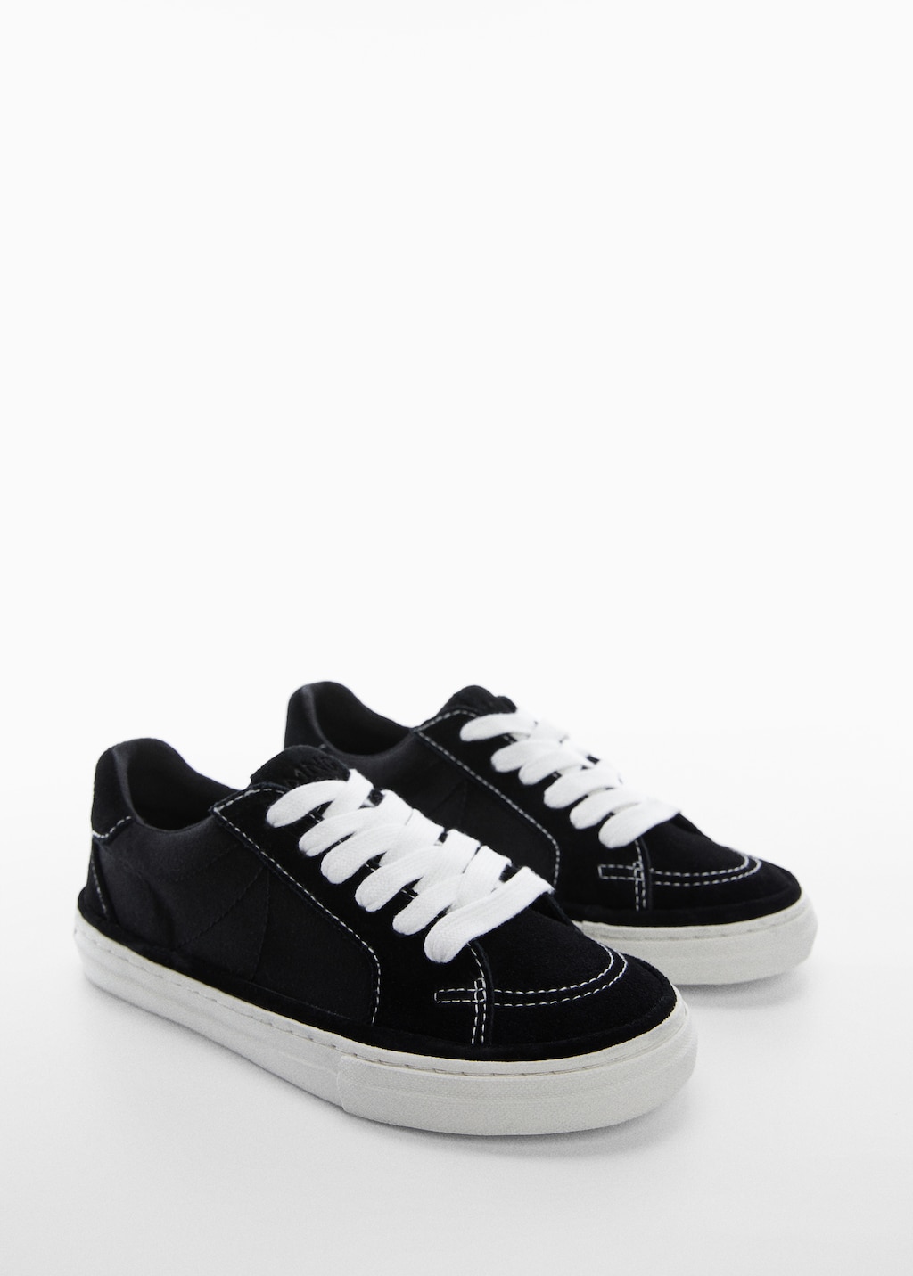 Lace-up leather sneakers - Medium plane