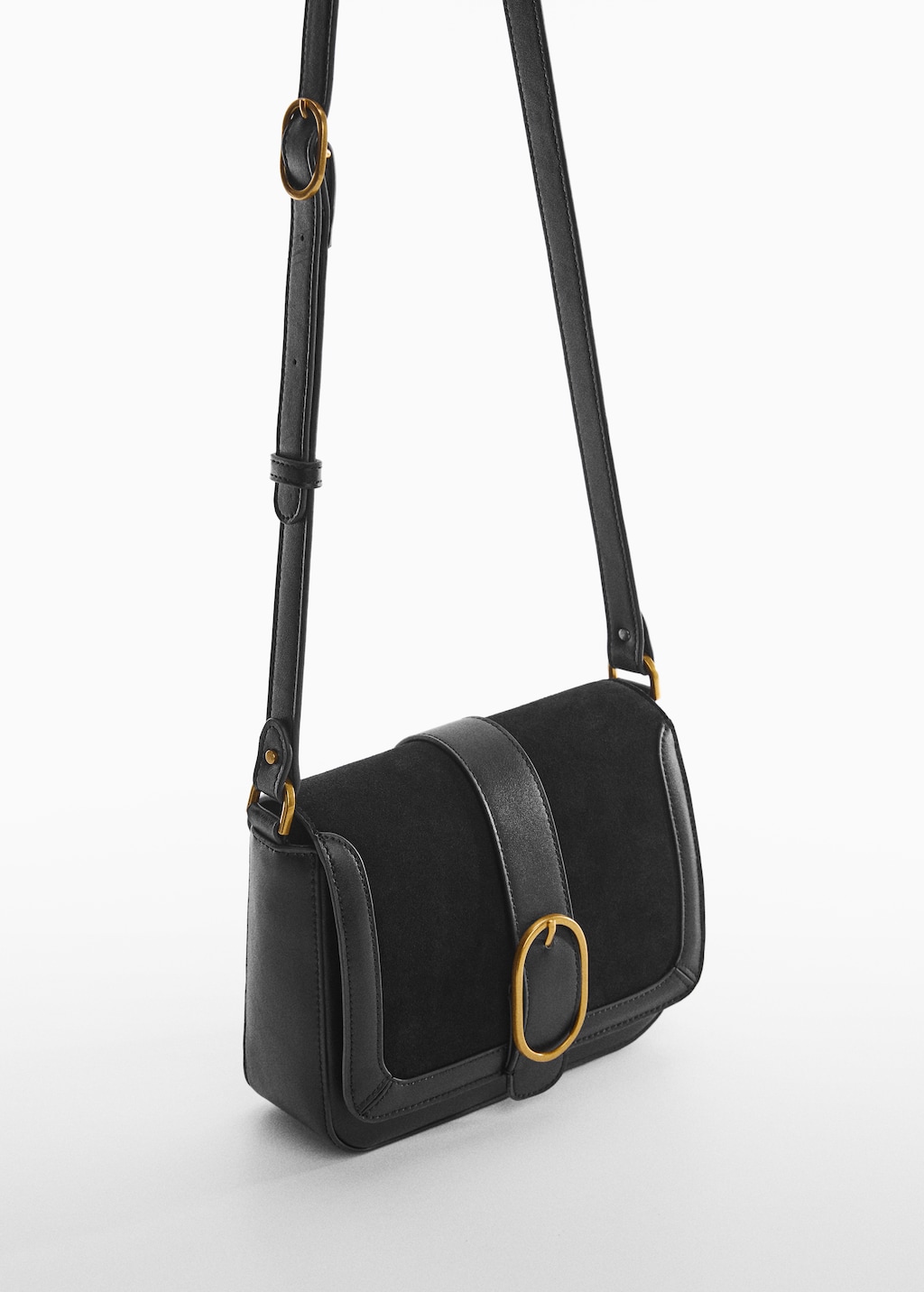 Buckle cross-body bag - Medium plane