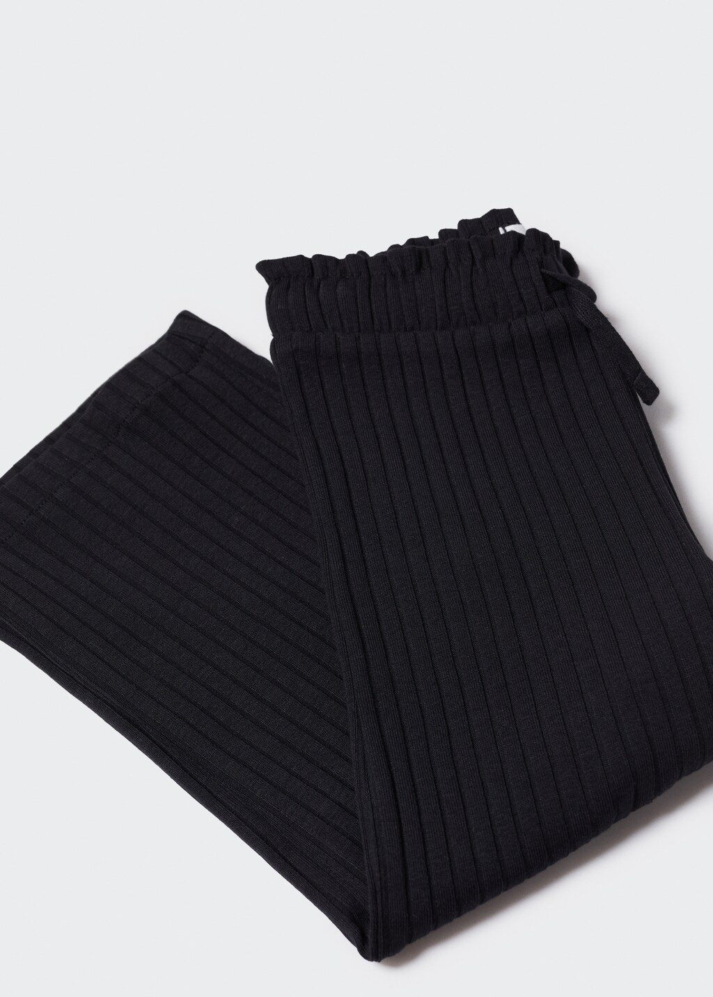 Ribbed culottes trousers - Details of the article 0