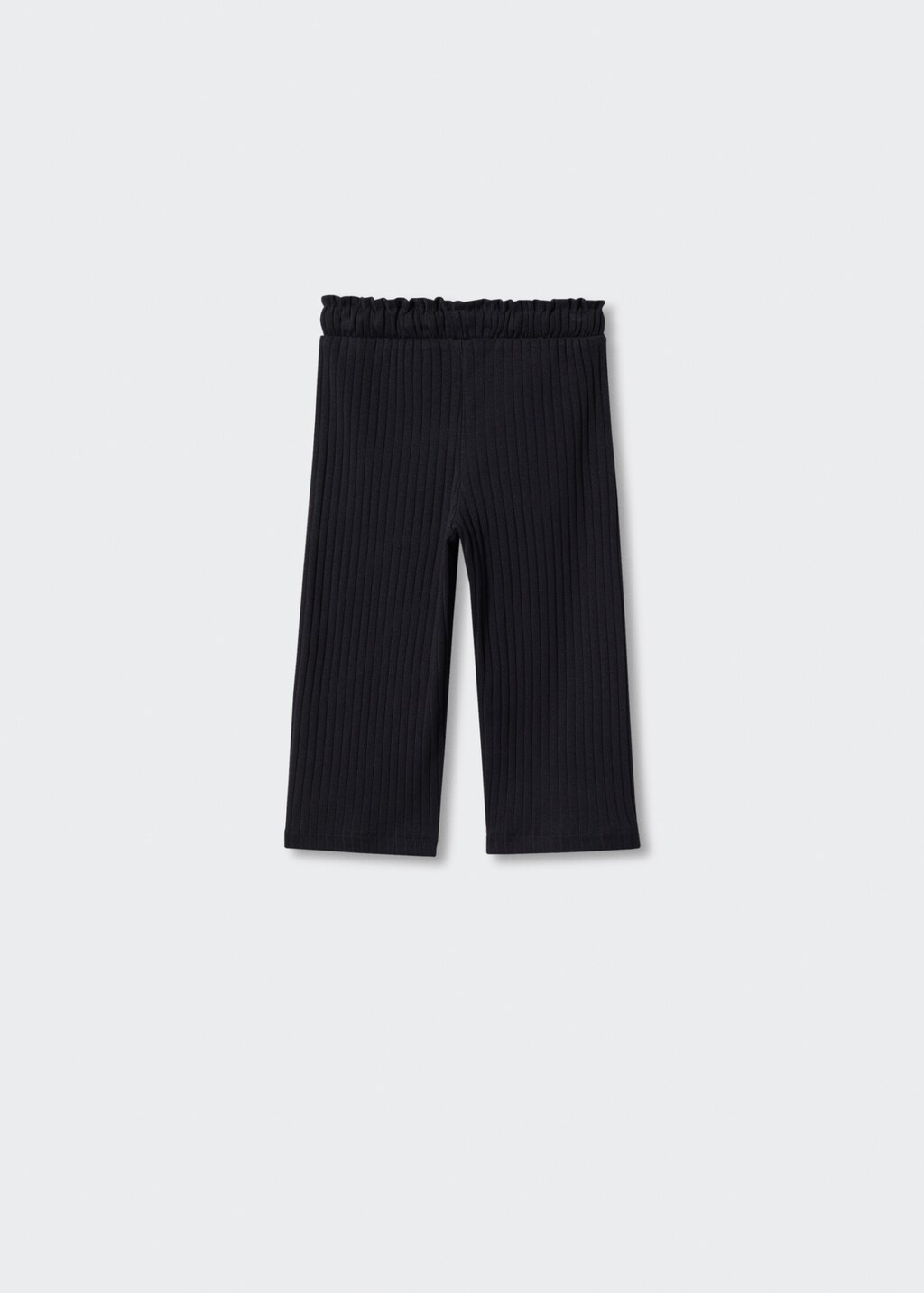 Ribbed culottes trousers - Reverse of the article